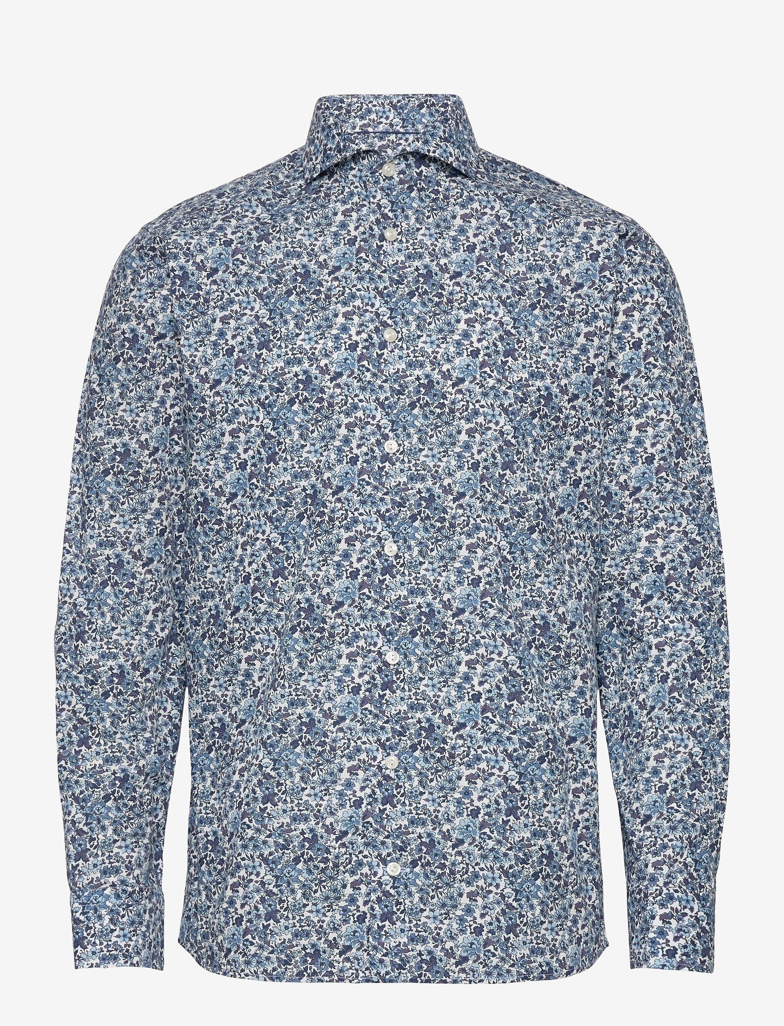 Eton - Slim fit Business Poplin Shirt - blue - 0