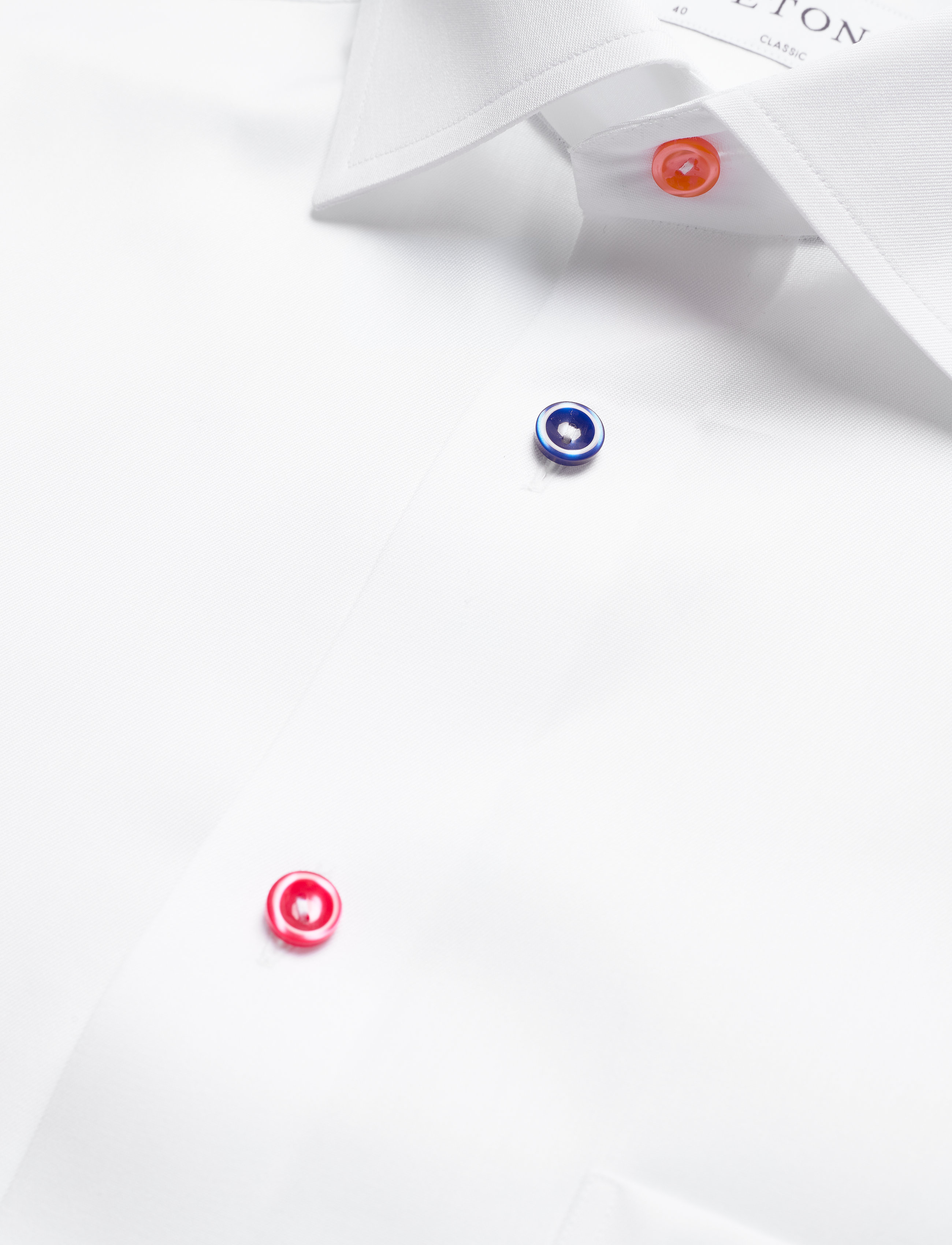 Eton - Classic fit Business Signature Twill Shirt - white - 3