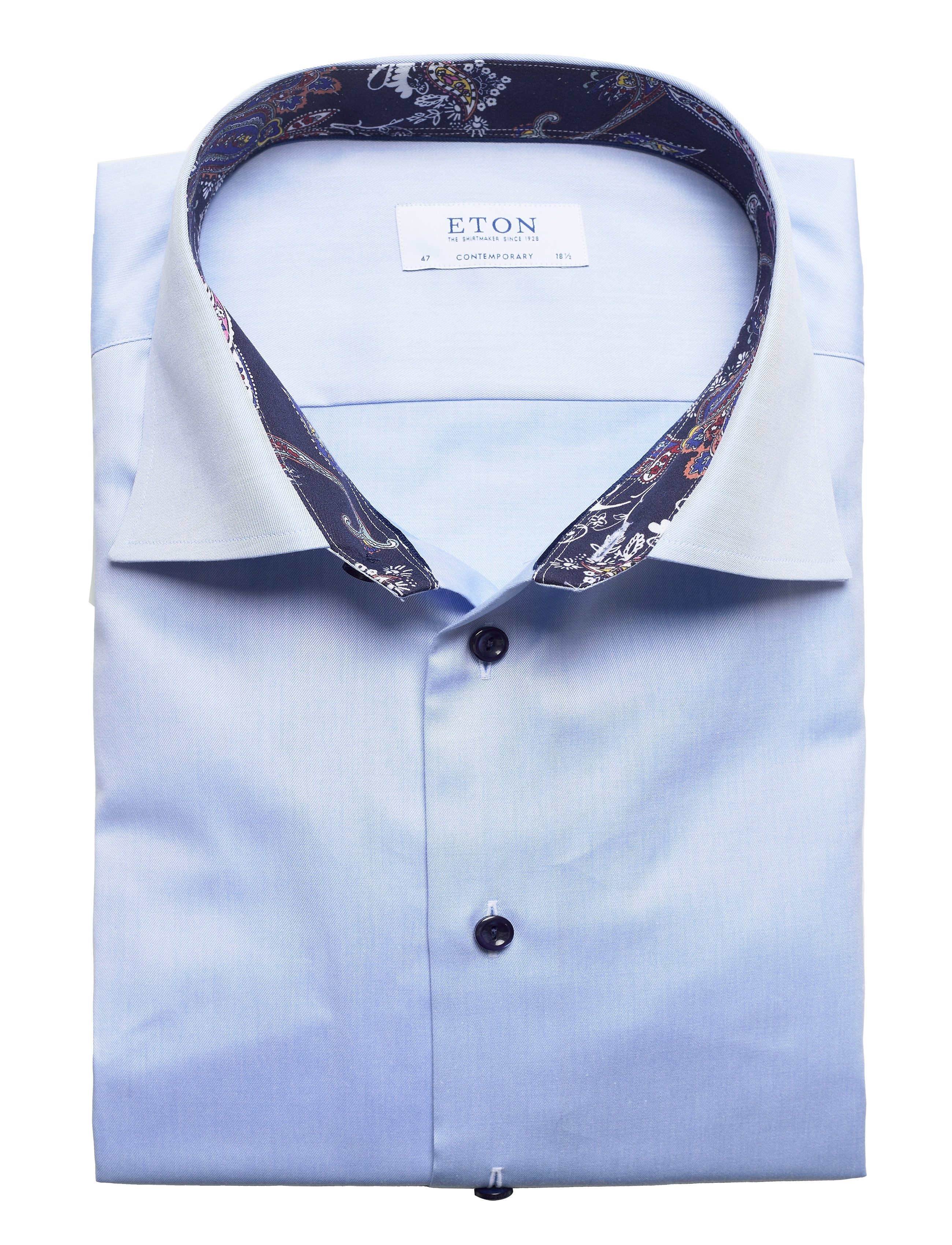 Eton - Contemporary fit Business Signature Twill Shirt - blue - 4