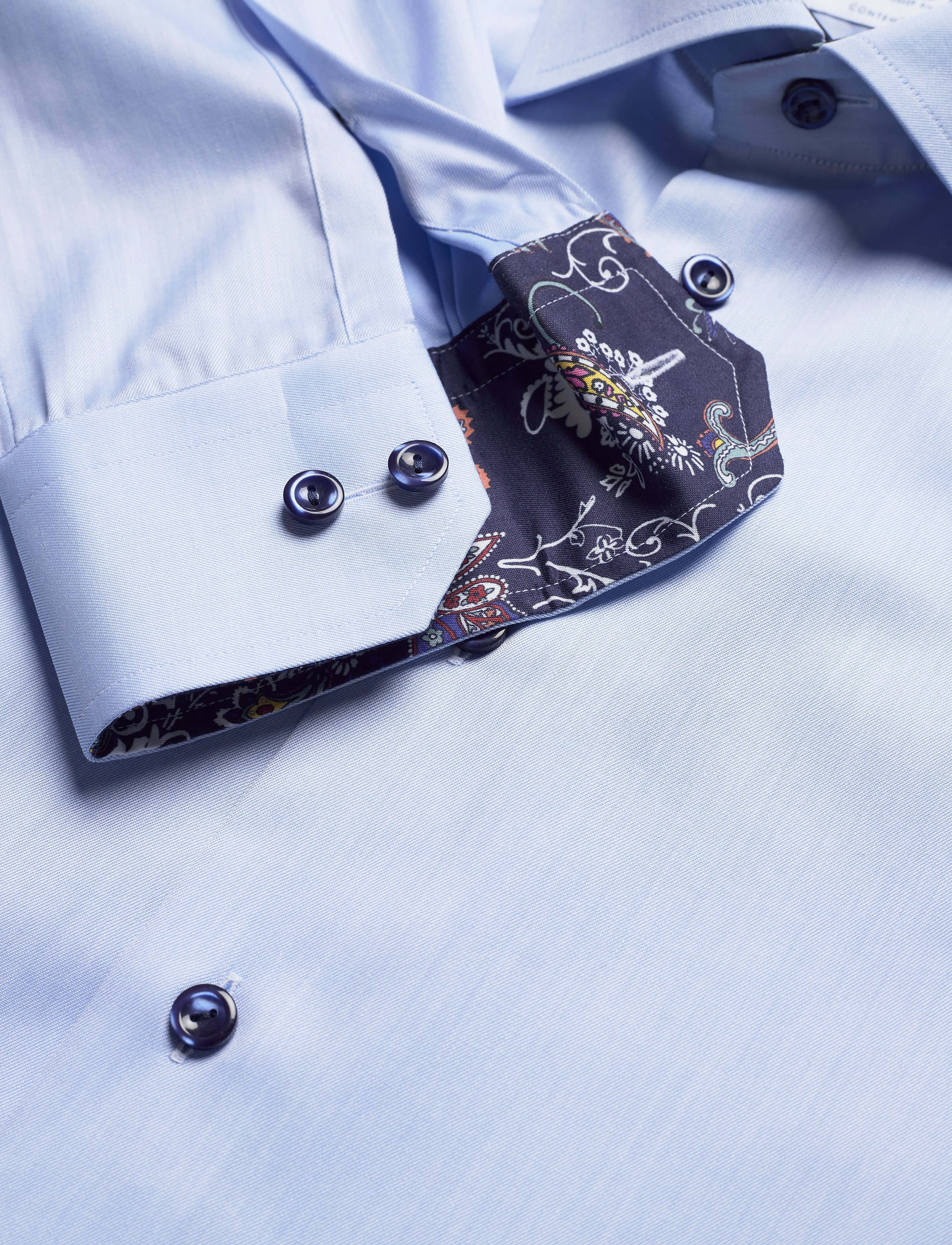 Eton - Contemporary fit Business Signature Twill Shirt - blue - 3