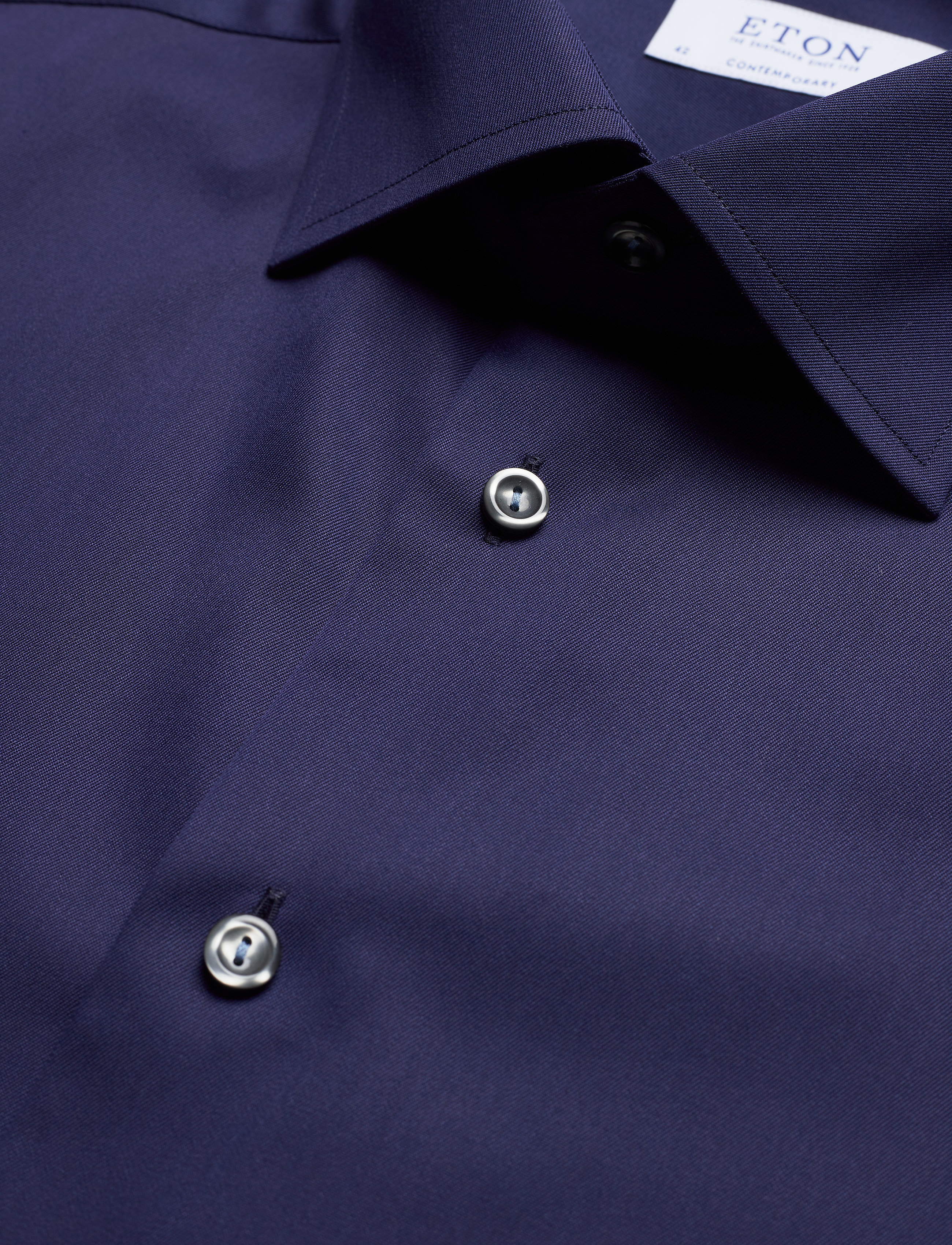 Eton - Contemporary fit Business Signature Twill Shirt - blue - 3