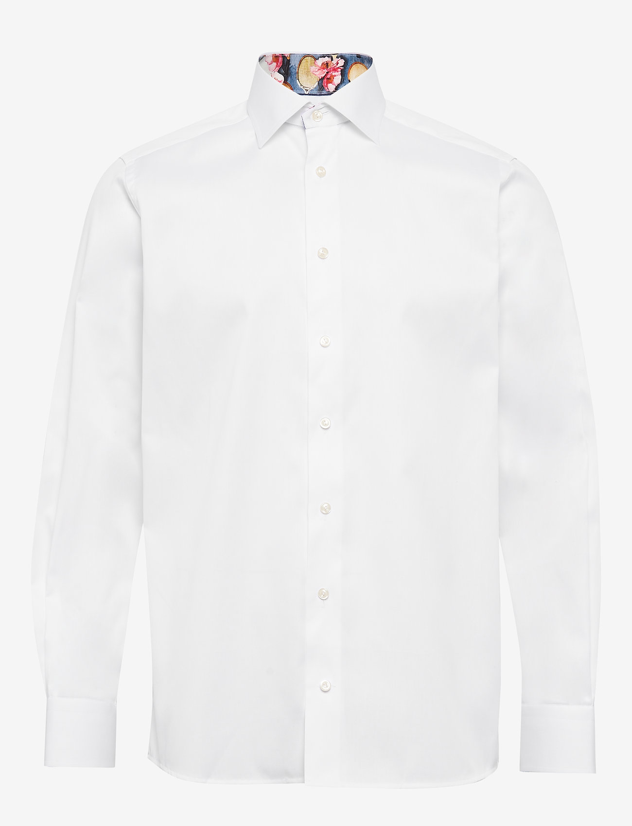 Eton - Twill Shirt - Tennis Print Details - white - 0
