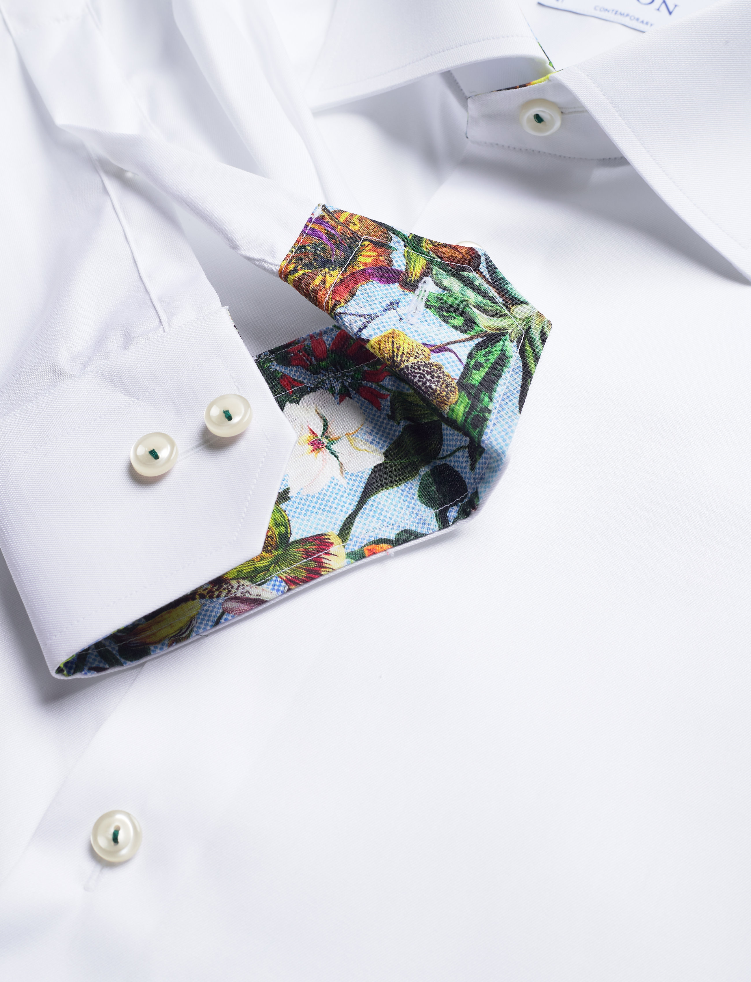 Eton - Contemporary fit Business Signature Twill Shirt - white - 3