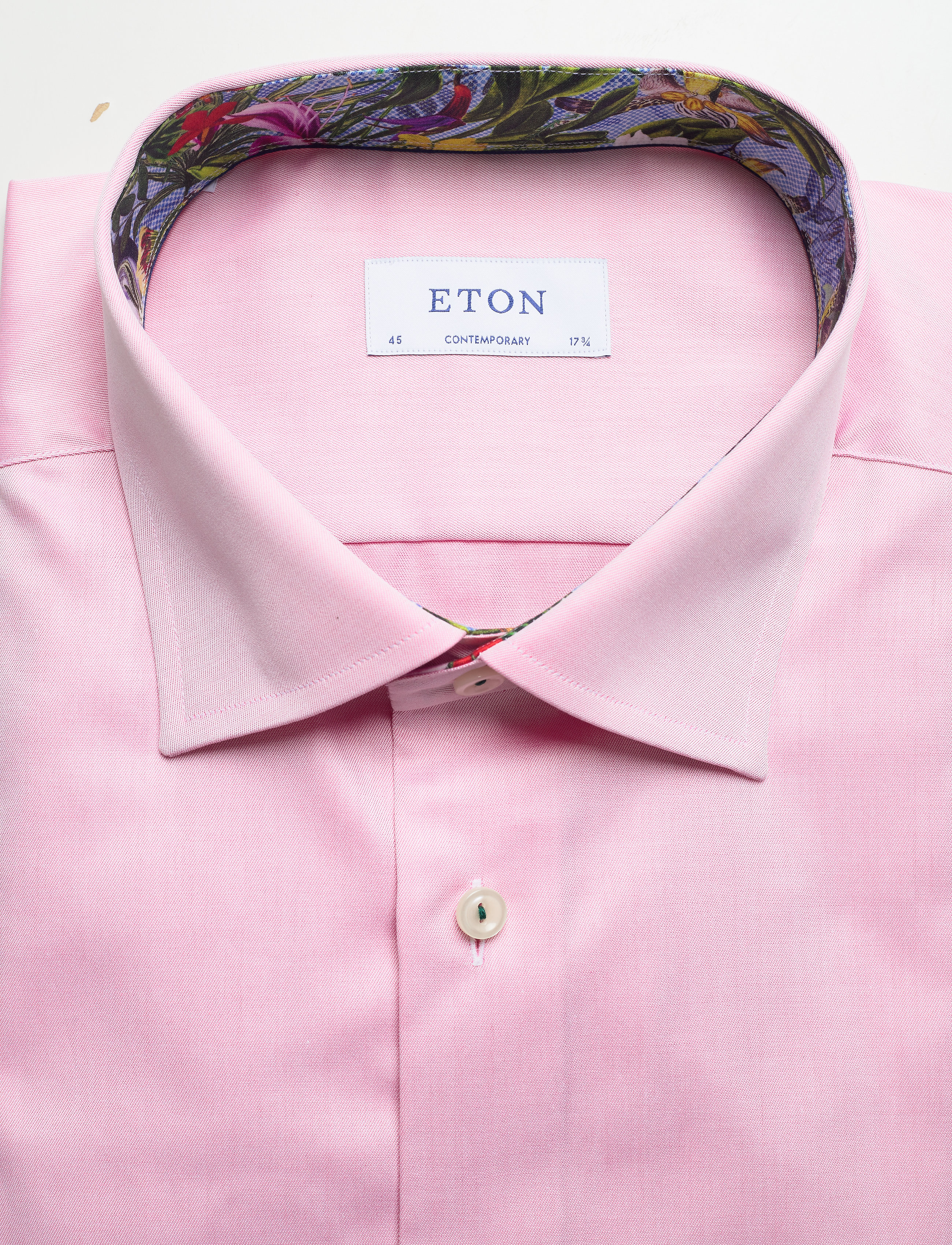 Eton - Contemporary fit Business Signature Twill Shirt - pink/red - 2