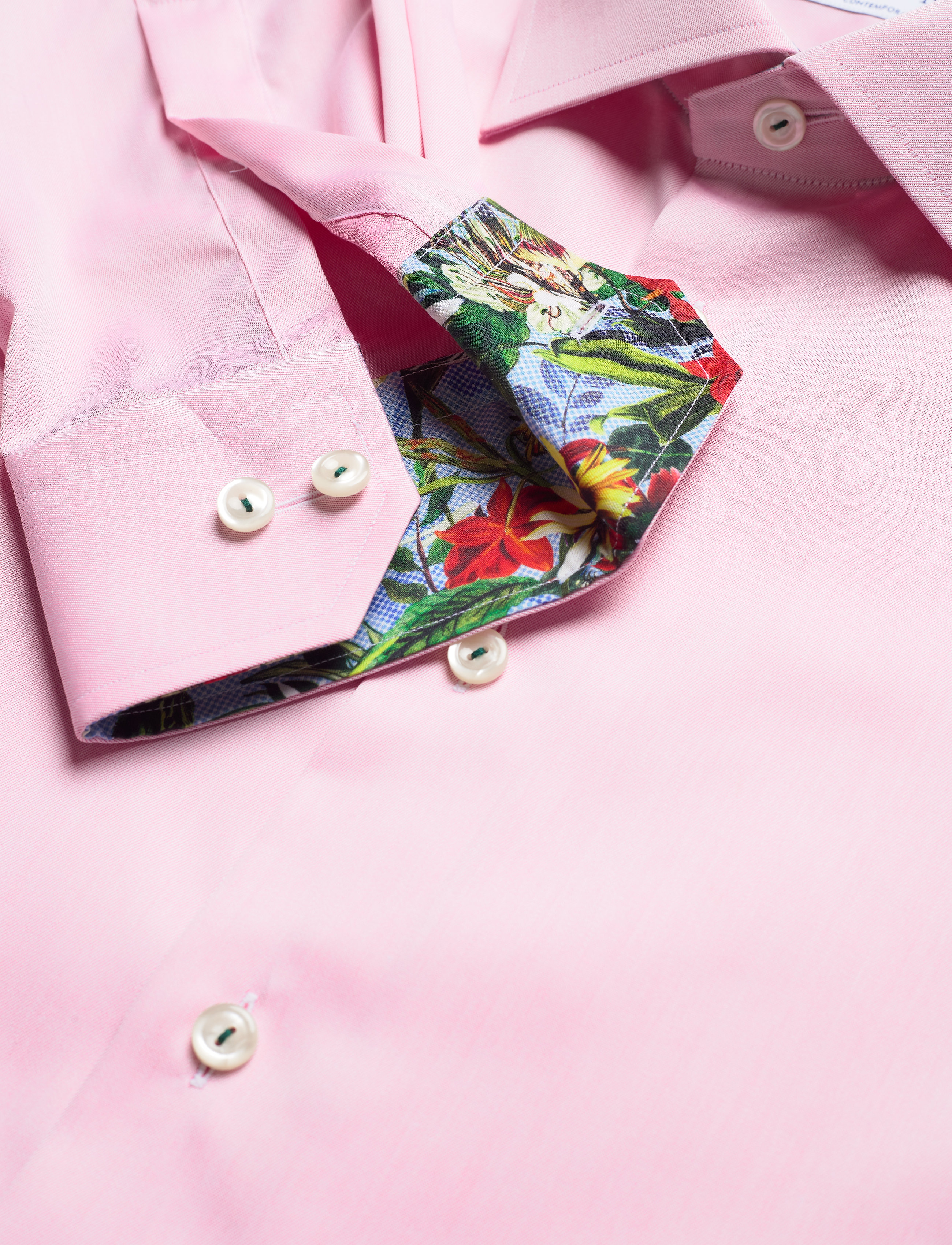 Eton - Contemporary fit Business Signature Twill Shirt - pink/red - 3