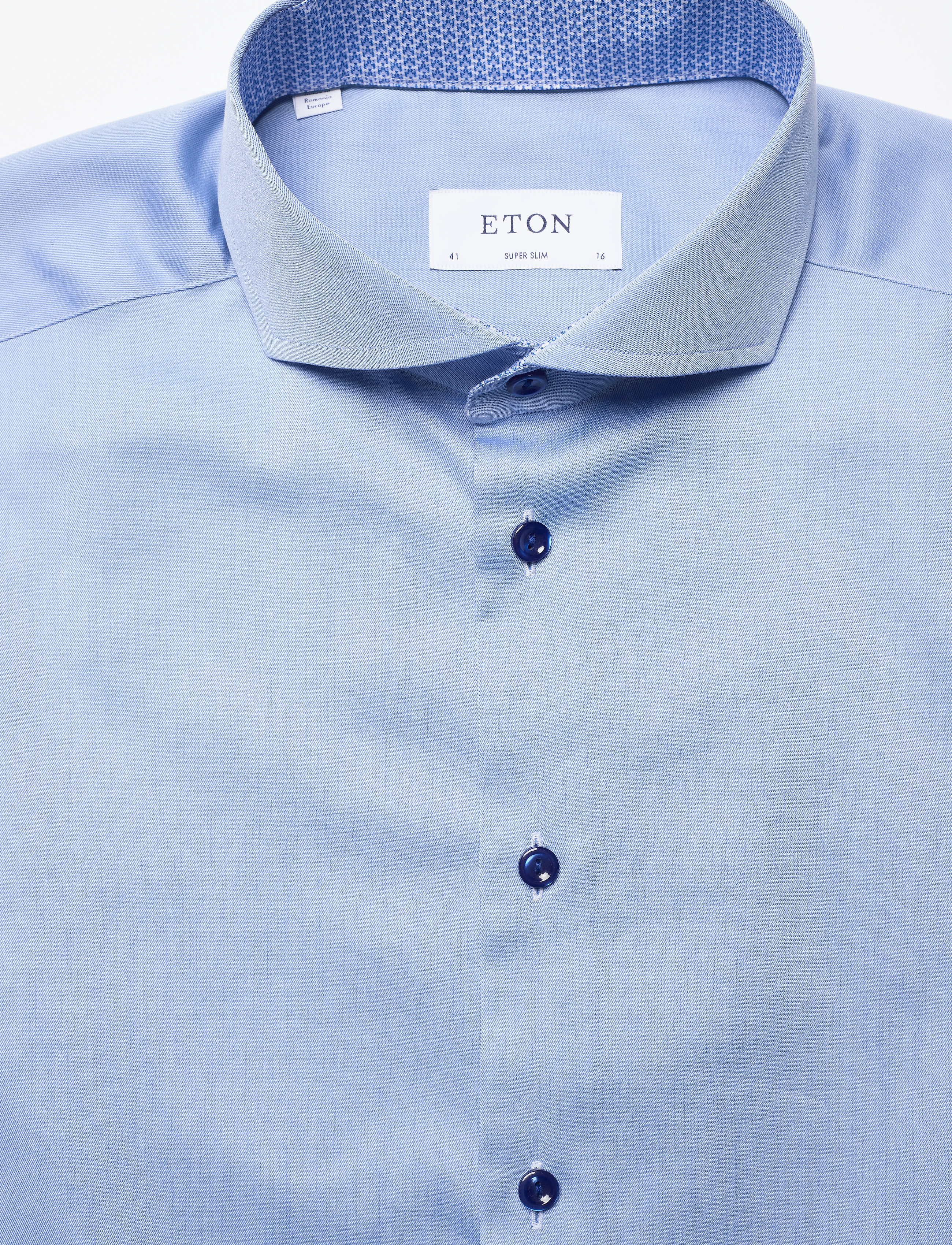 Eton - Super slim fit Business Signature Twill Shirt - blue - 2