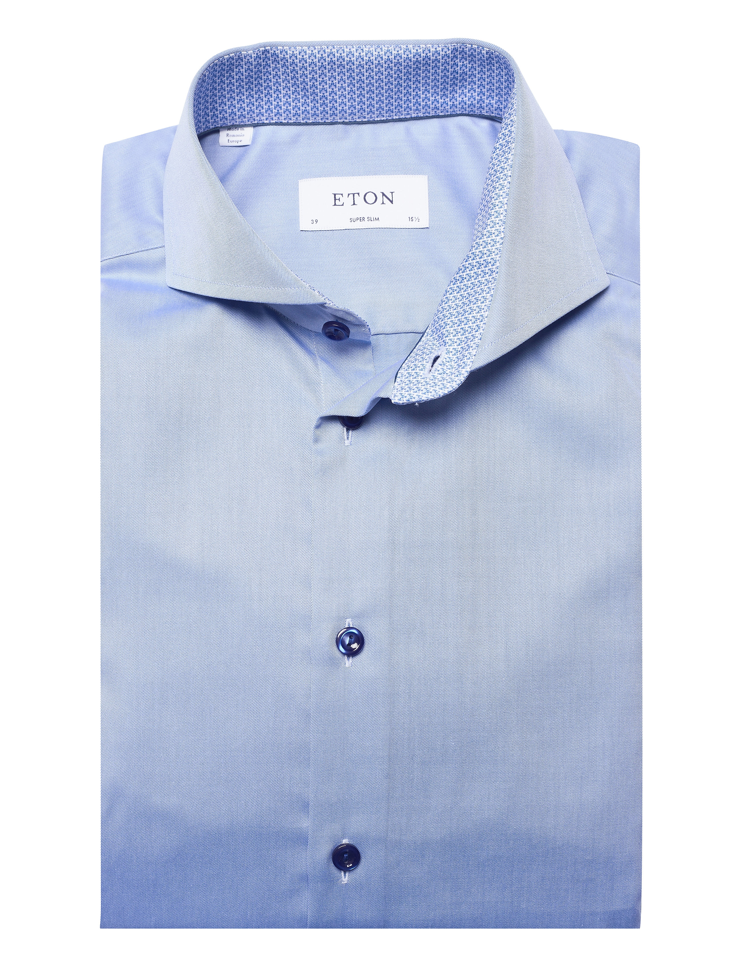 Eton - Super slim fit Business Signature Twill Shirt - blue - 4