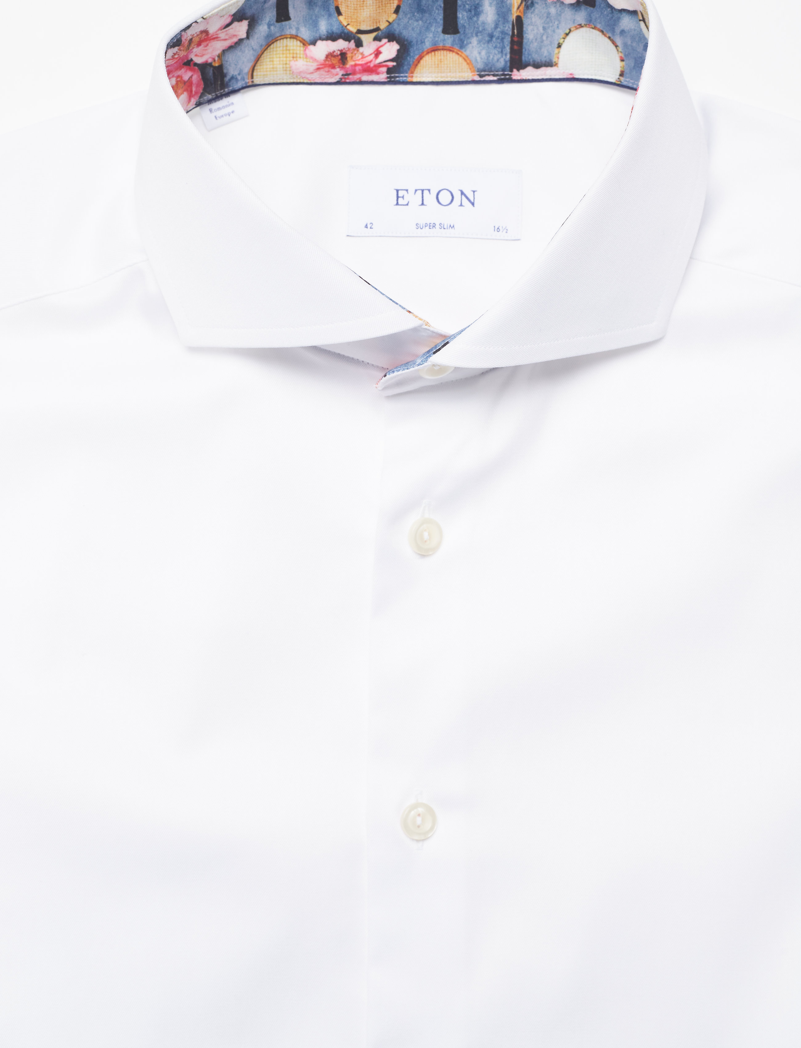 Eton - Super slim fit Business Signature Twill Shirt - white - 2