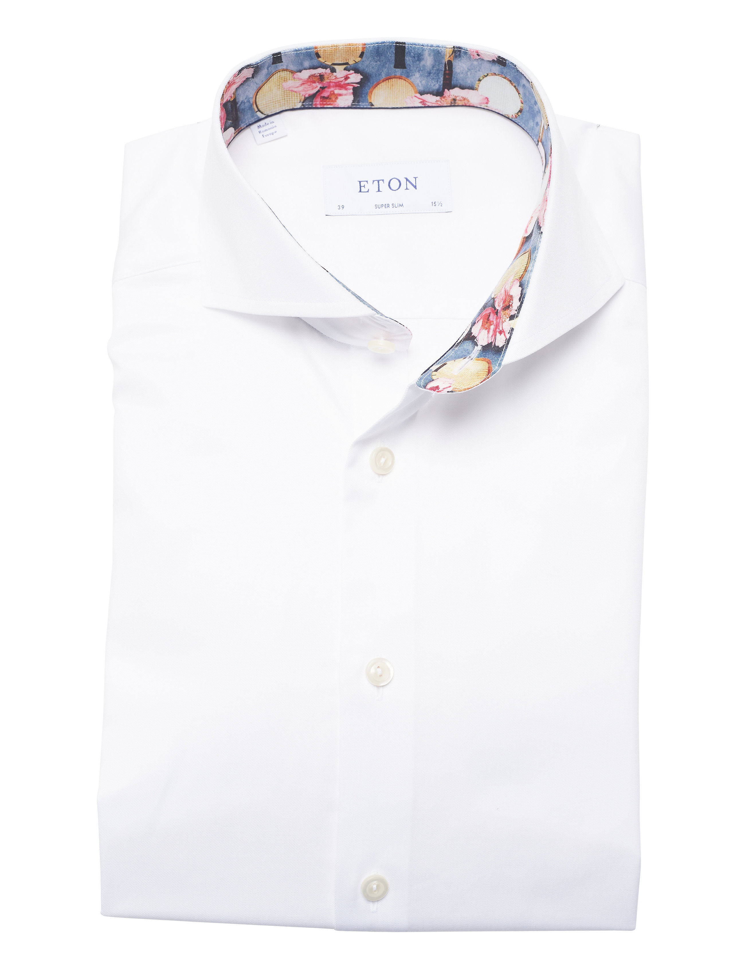 Eton - Super slim fit Business Signature Twill Shirt - white - 4