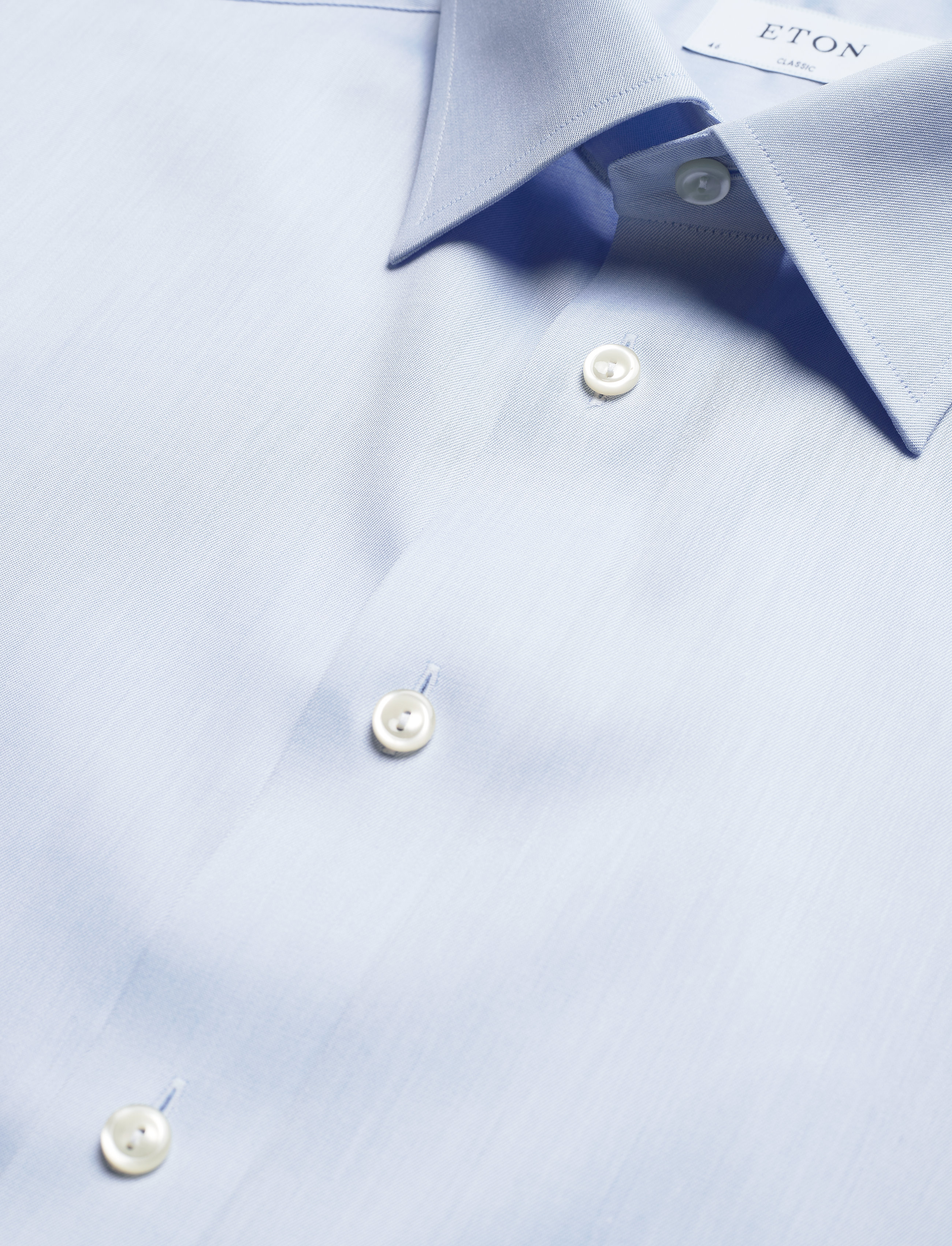 Eton - Classic fit Business Signature Twill Shirt - light blue - 3
