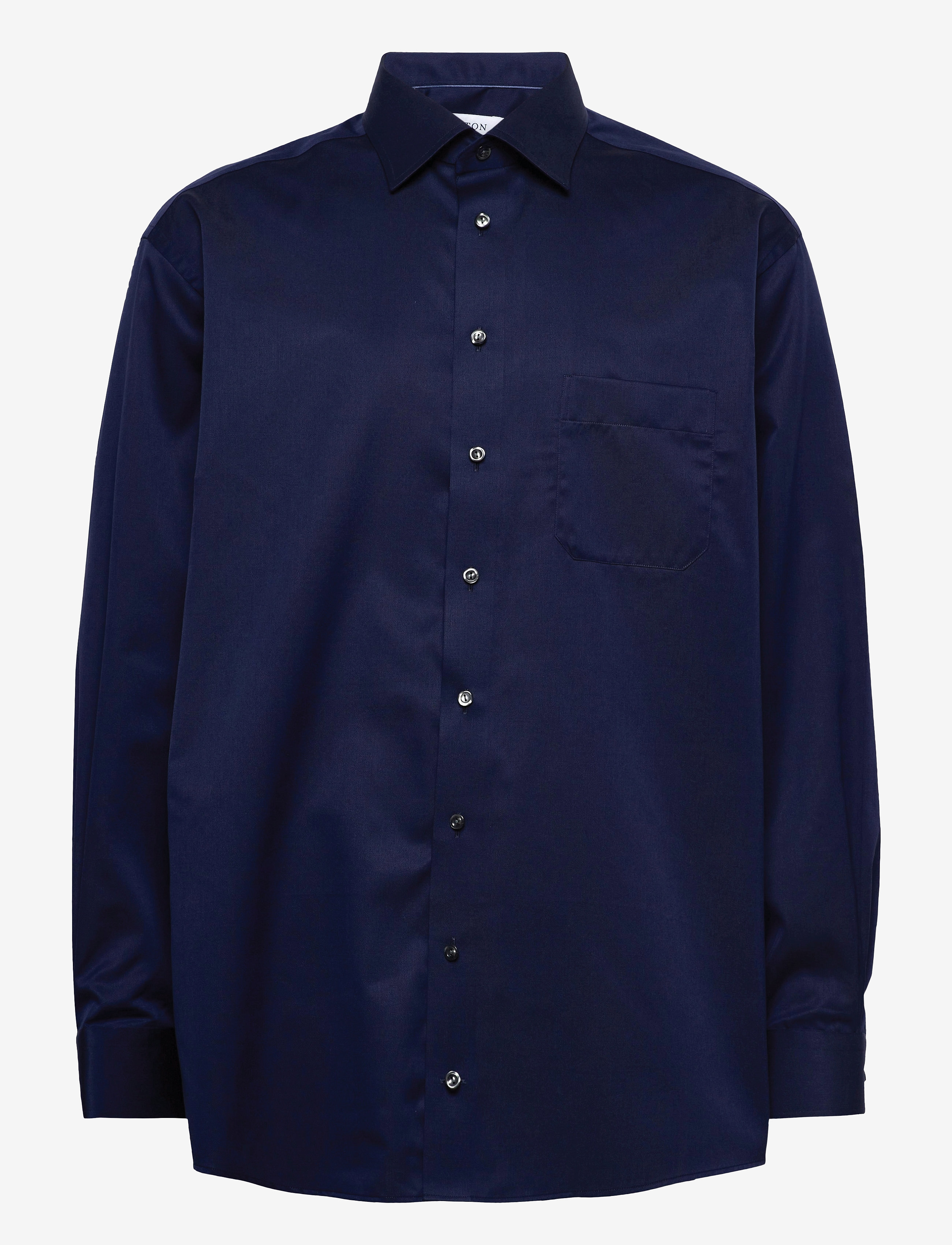 Eton Men's shirt: Business  Signature Twill - Basic skjortor - BLUE / navy