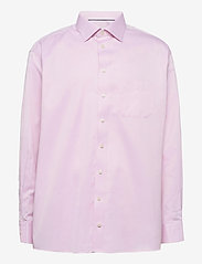 Classic fit Business Signature Twill Shirt - PINK/RED