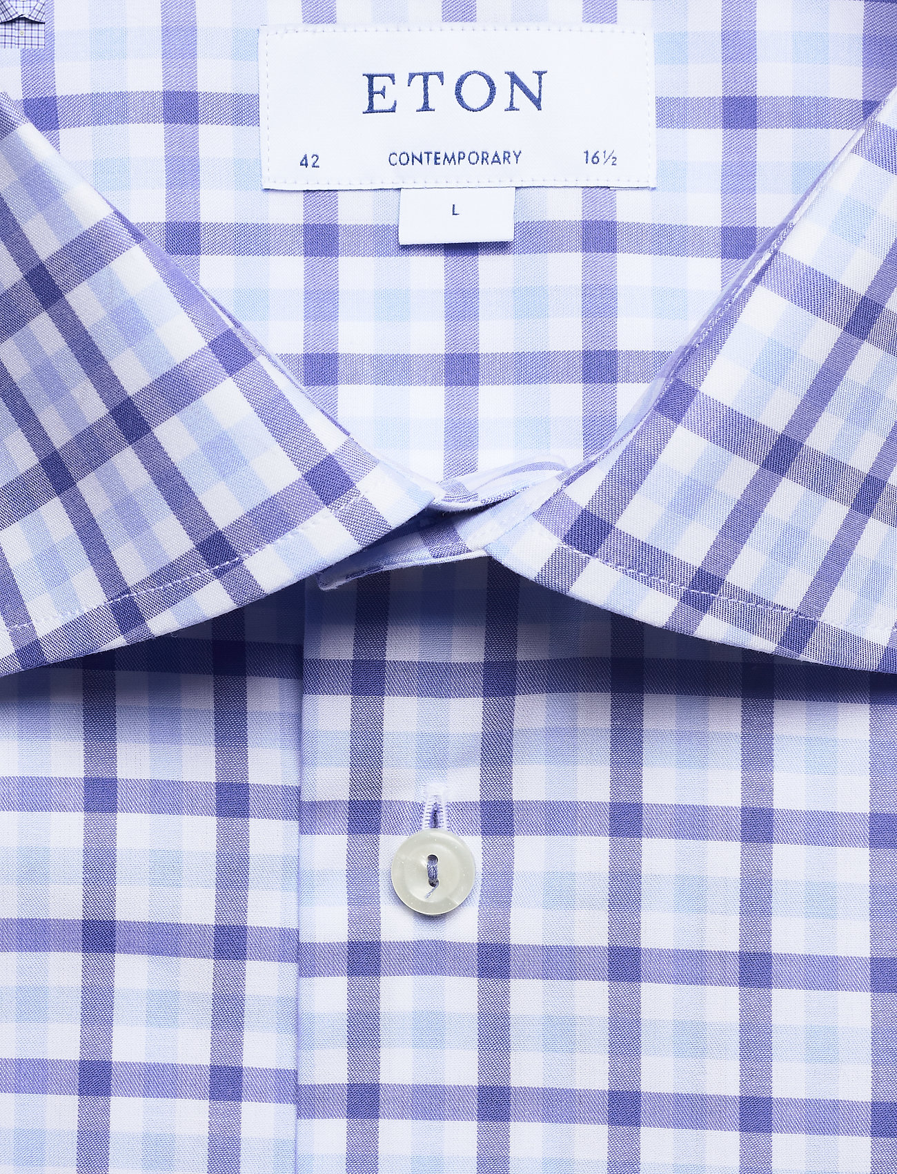 Eton - Contemporary fit Business Casual Signature Twill Shirt - blue - 2