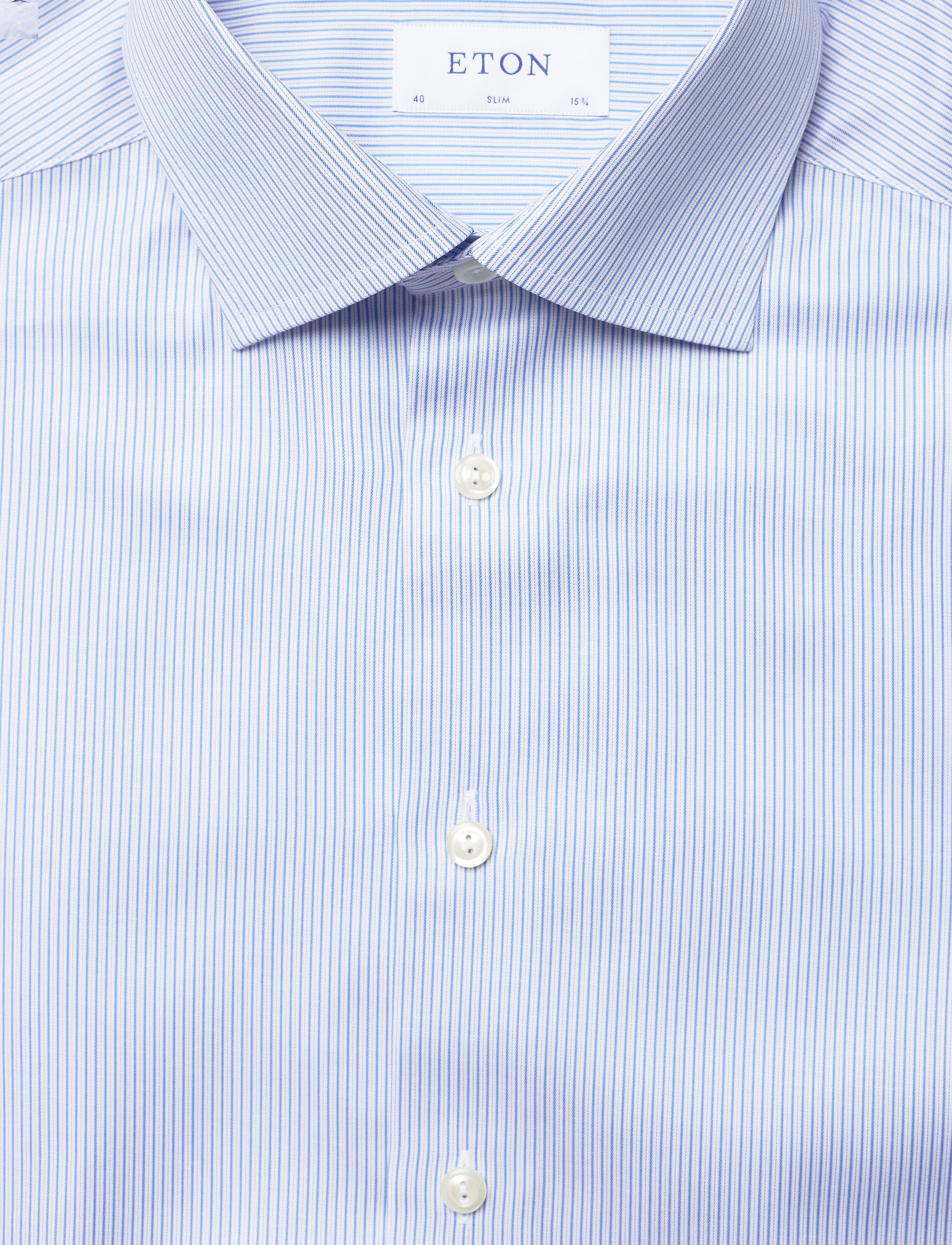 Eton - Slim fit Business Signature Twill Shirt - blue - 2