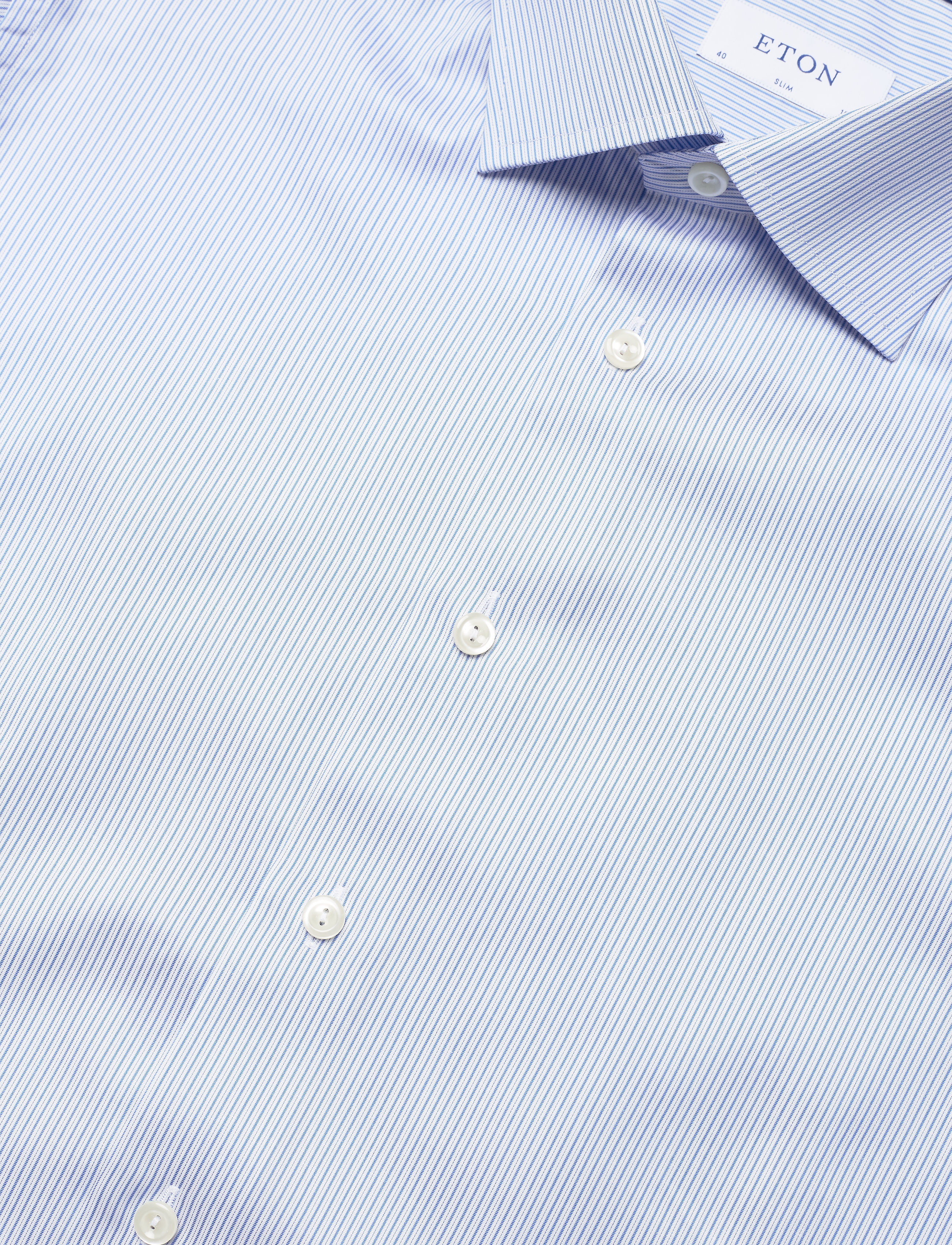 Eton - Slim fit Business Signature Twill Shirt - blue - 3