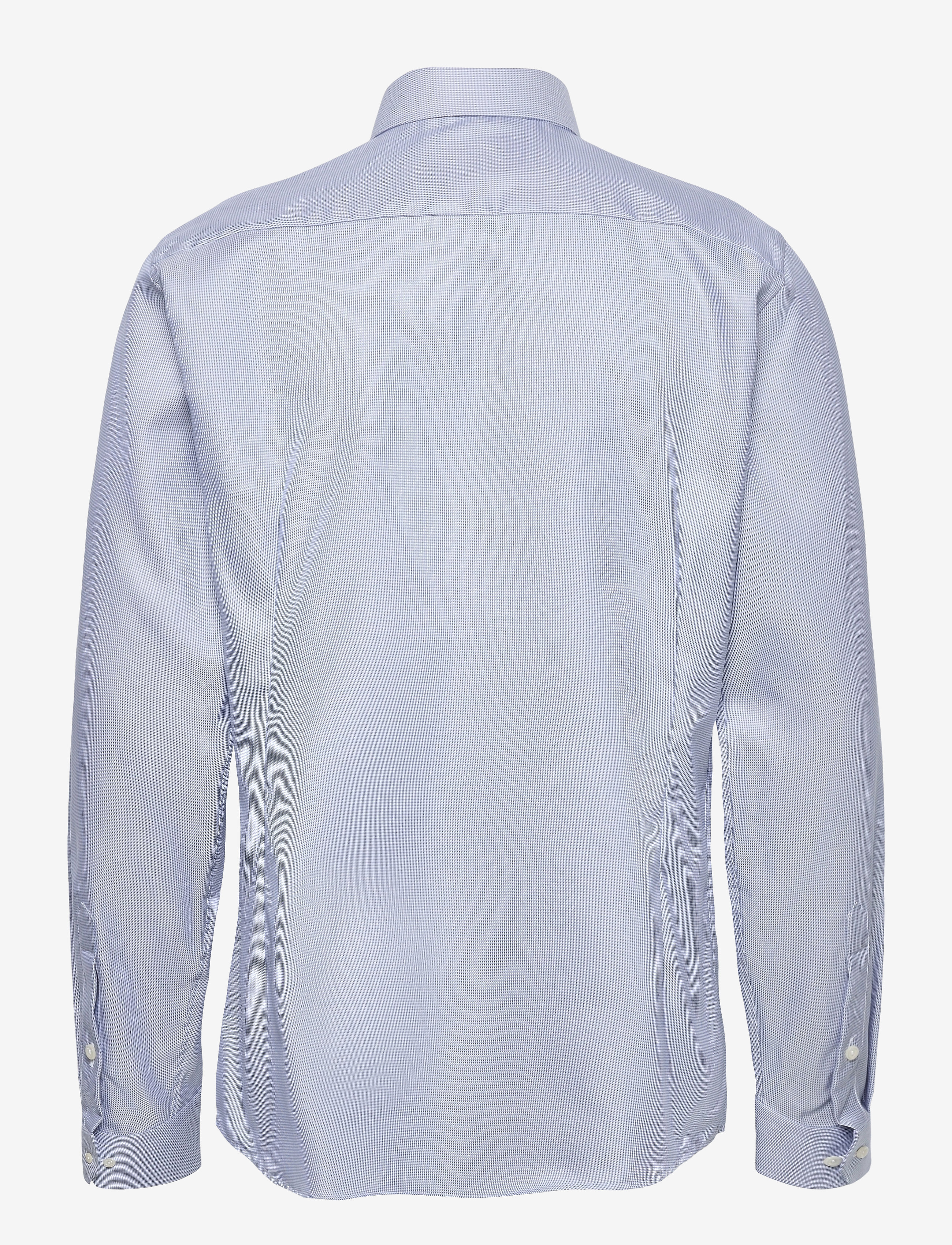 Eton - Slim fit Blue Textured Twill shirt - blue - 1