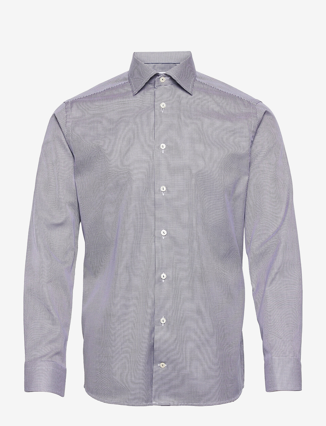 Eton - Men's shirt: Business  Signature Twill - mid blue - 0