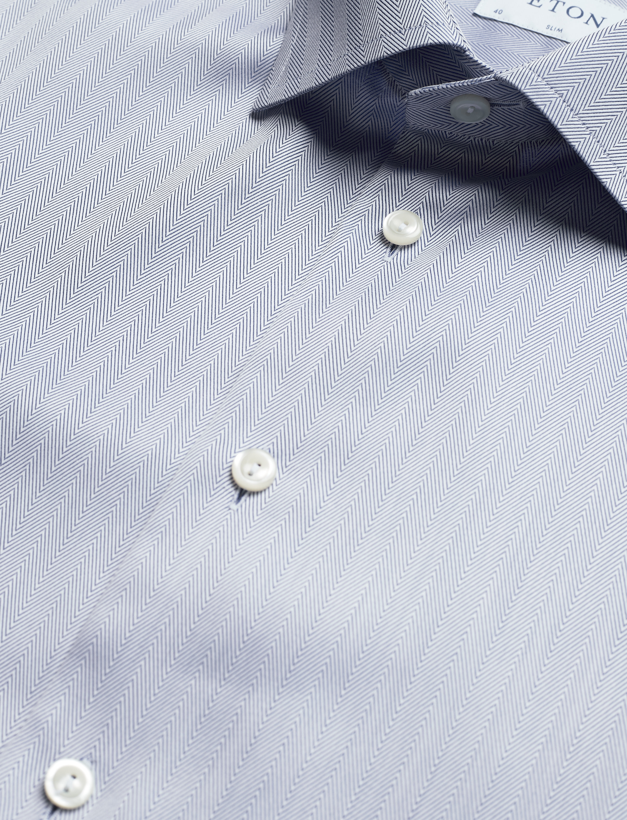Eton - Slim fit Business Signature Twill Shirt - blue - 3