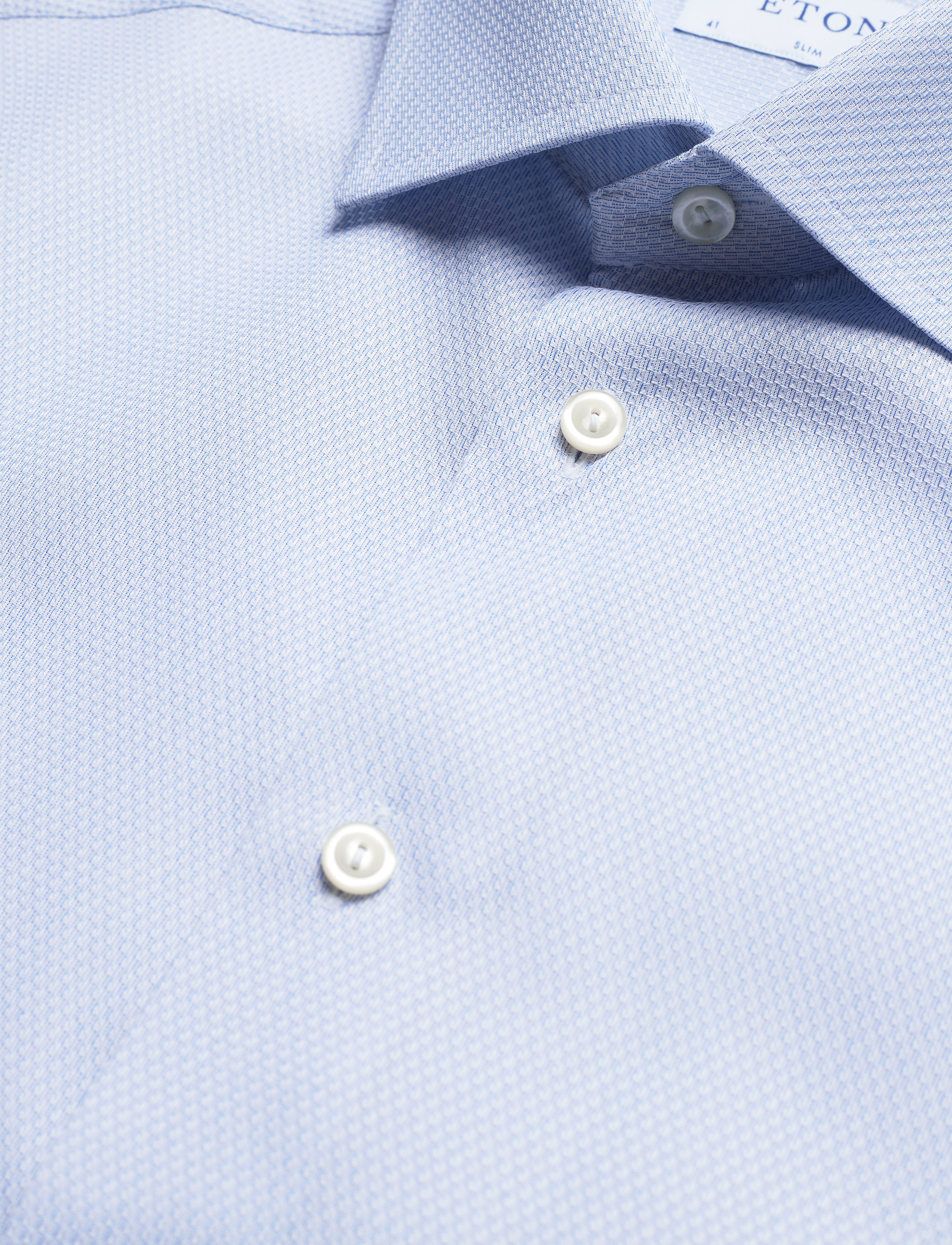 Eton - Slim fit Business Signature Twill Shirt - blue - 3