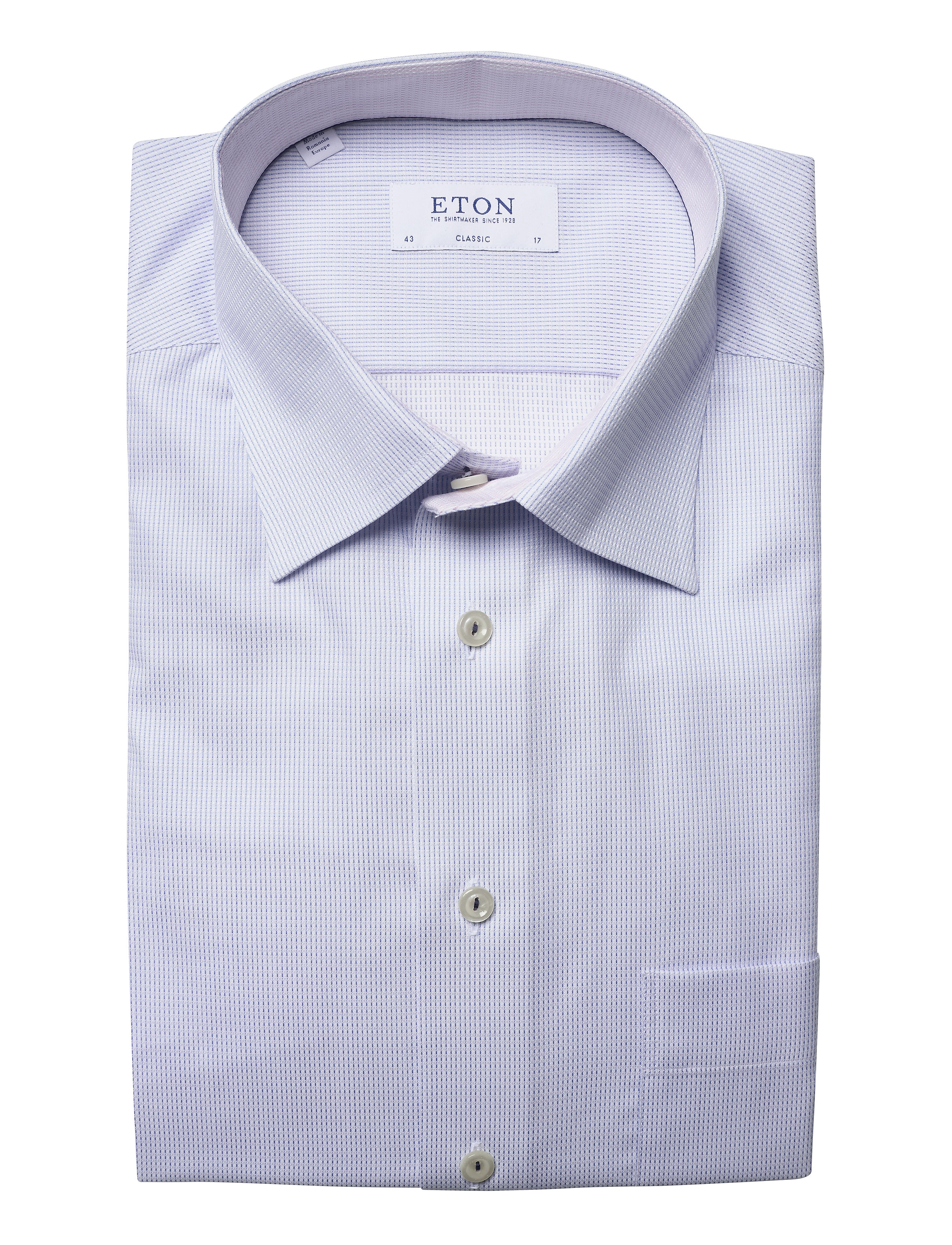 Eton - Classic fit Business Signature Twill Shirt - light blue - 4
