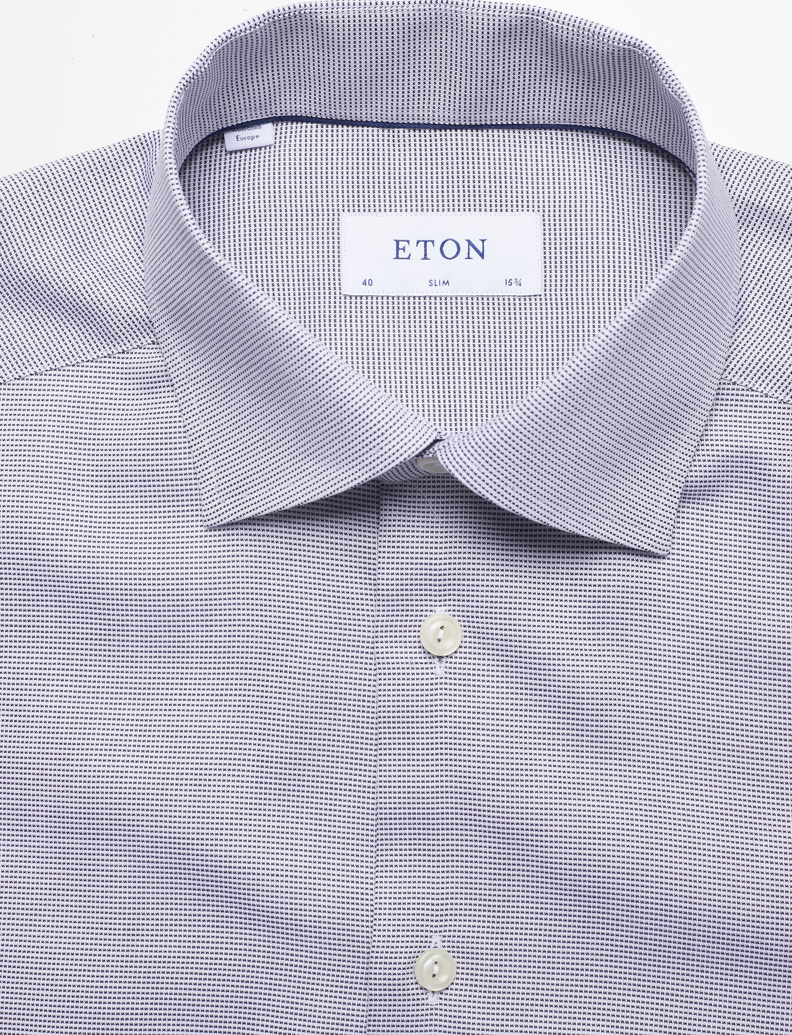 Eton - Slim fit Business Twill Shirt - blue - 2