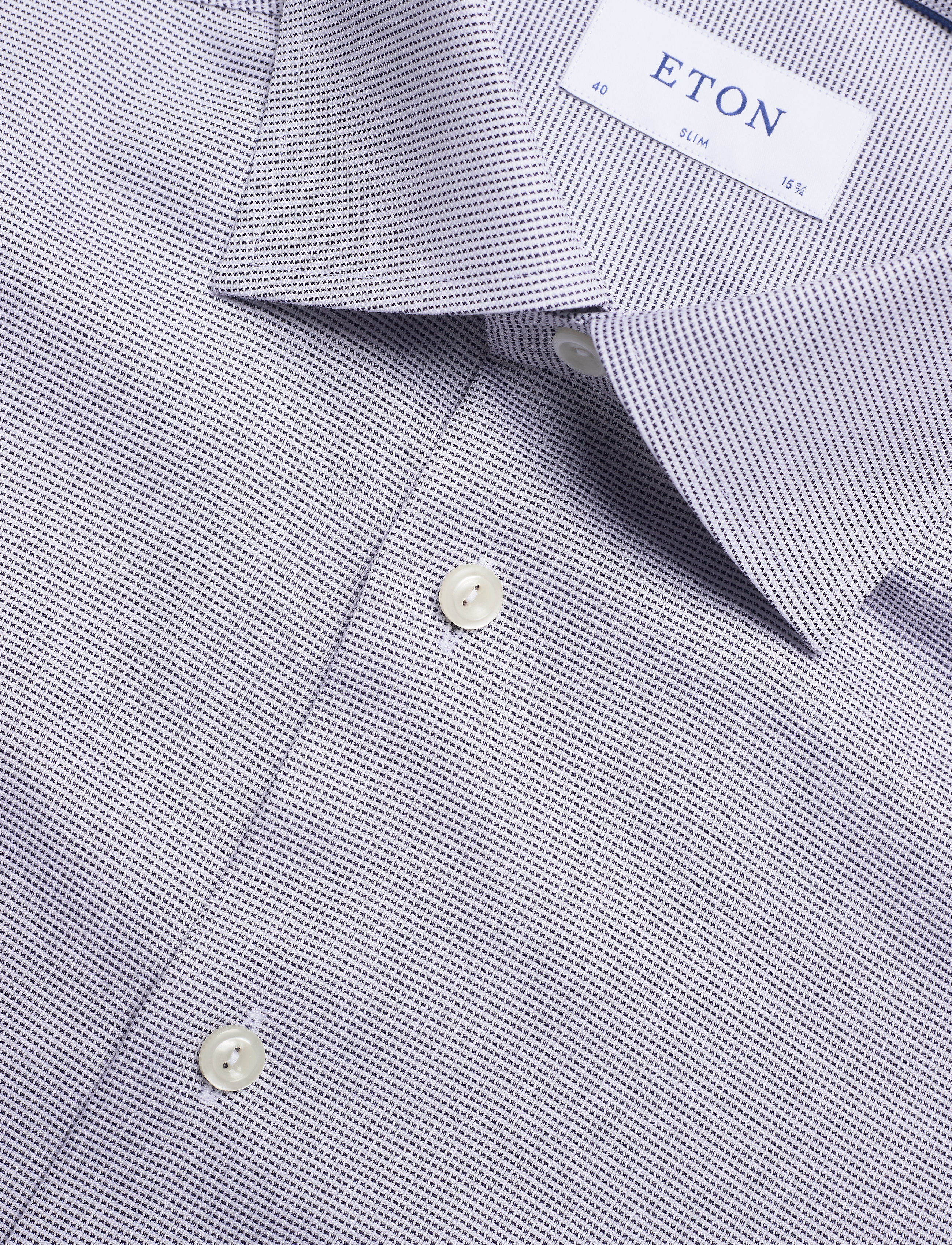 Eton - Slim fit Business Twill Shirt - blue - 3