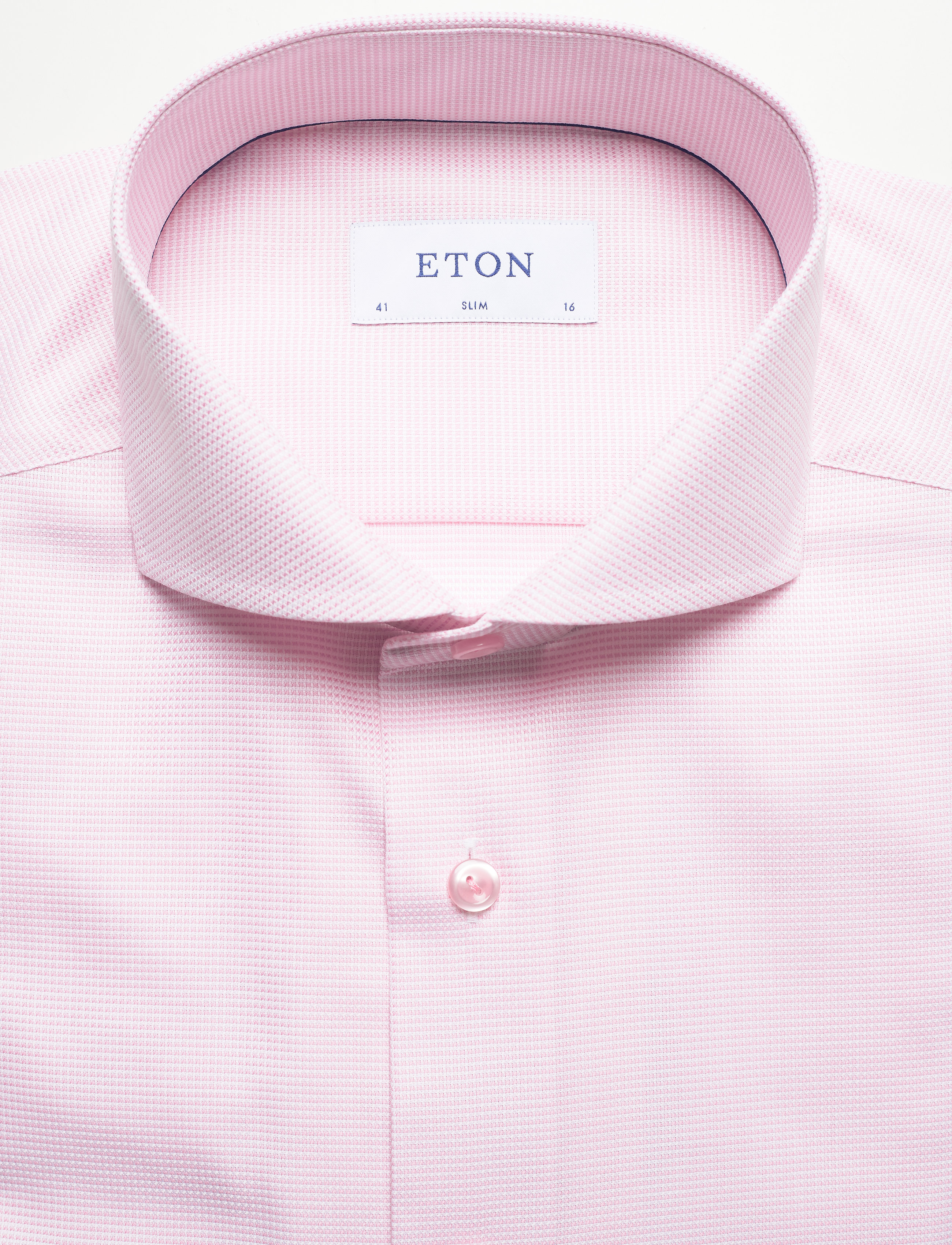 Eton - fit Business Signature Twill Shirt - pink/red - 2