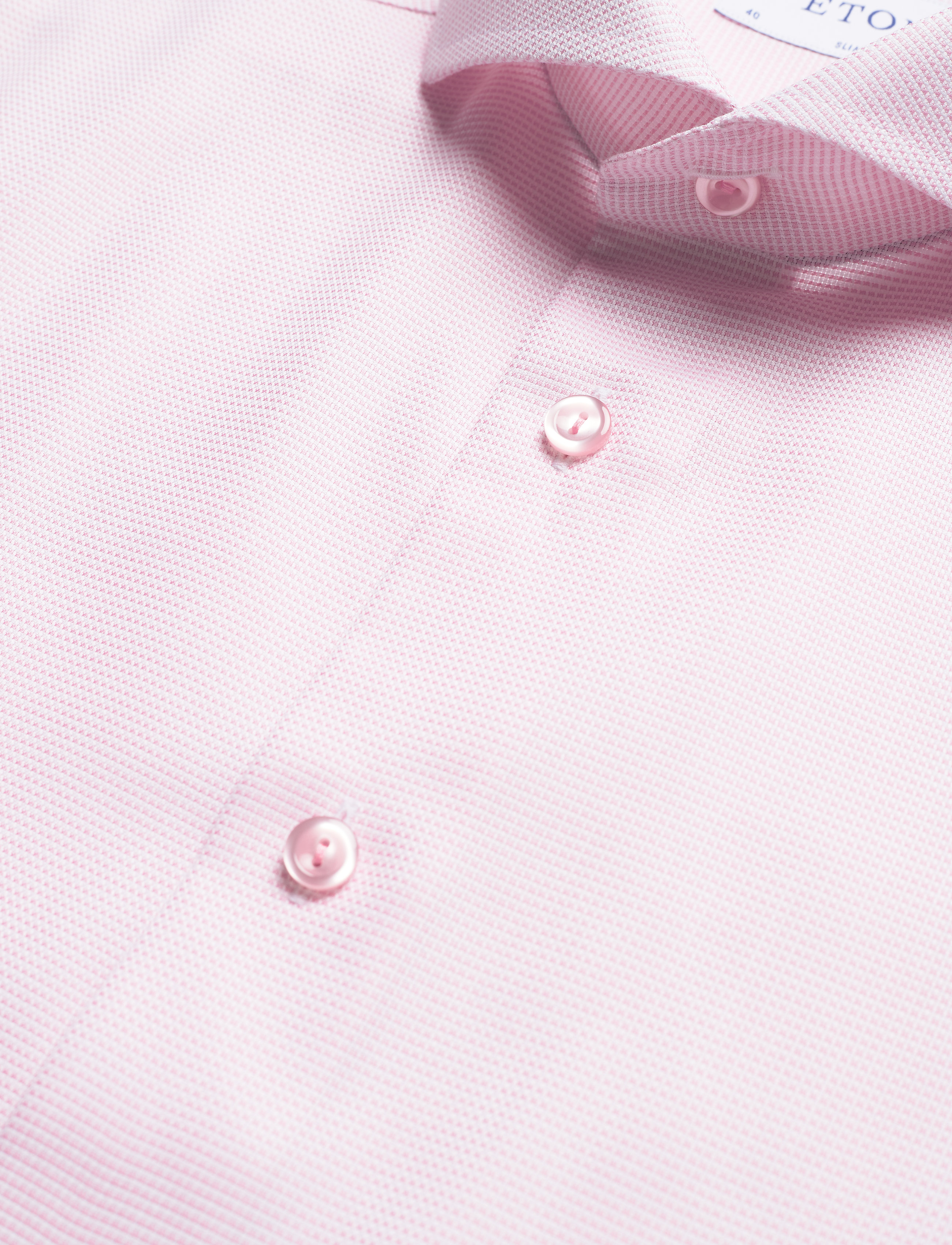 Eton - fit Business Signature Twill Shirt - pink/red - 3