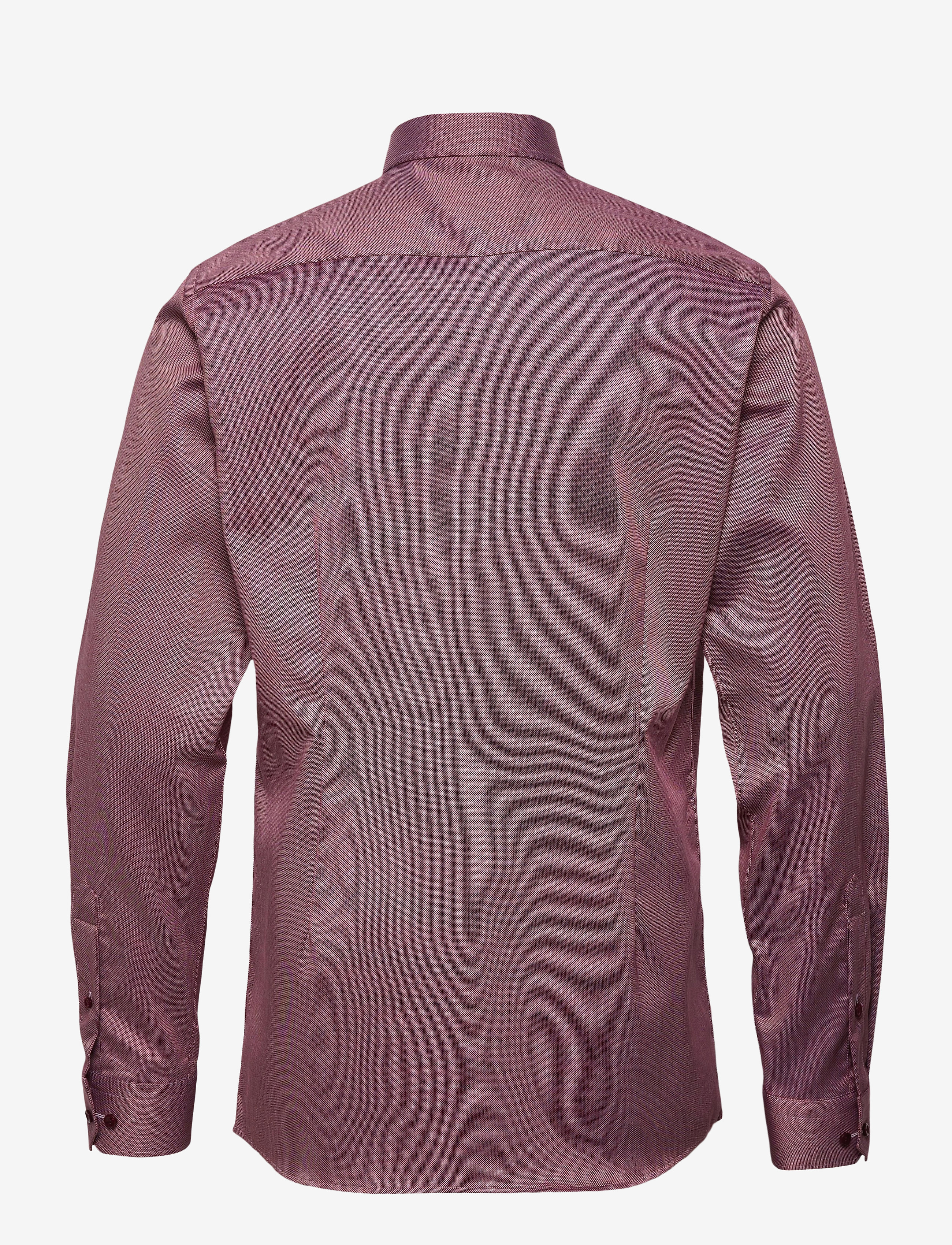 Eton - Cont. X-long Business Casual Signature Twill Shirt - pink/red - 1