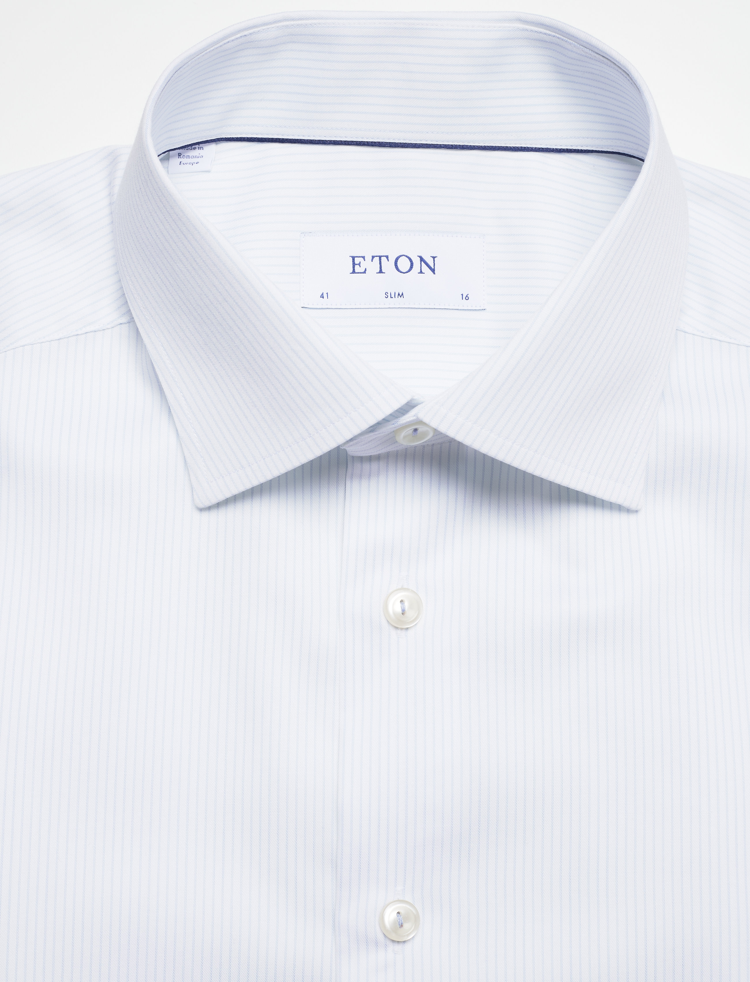 Eton - Slim fit Business Signature Twill Shirt - blue - 2