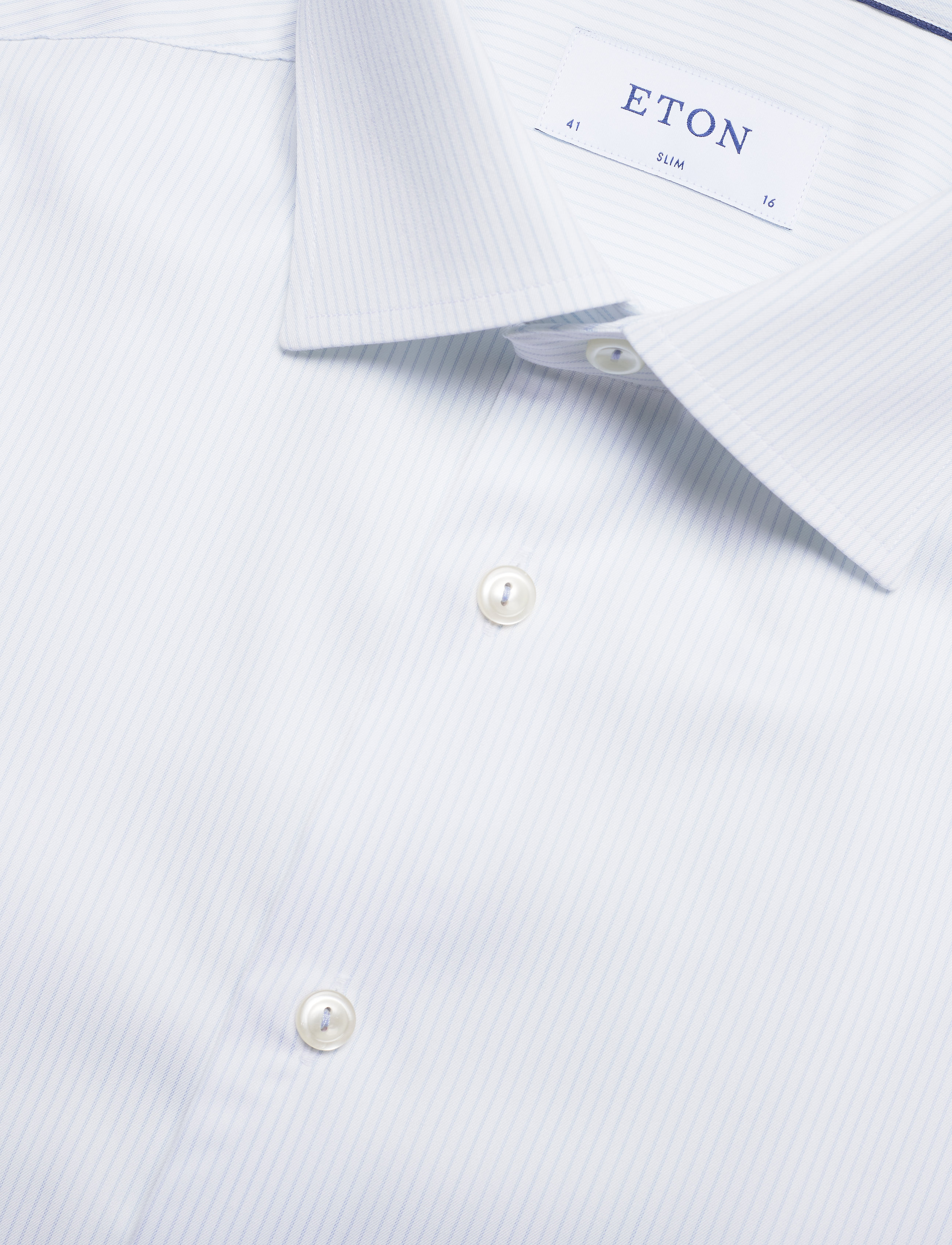 Eton - Slim fit Business Signature Twill Shirt - blue - 3
