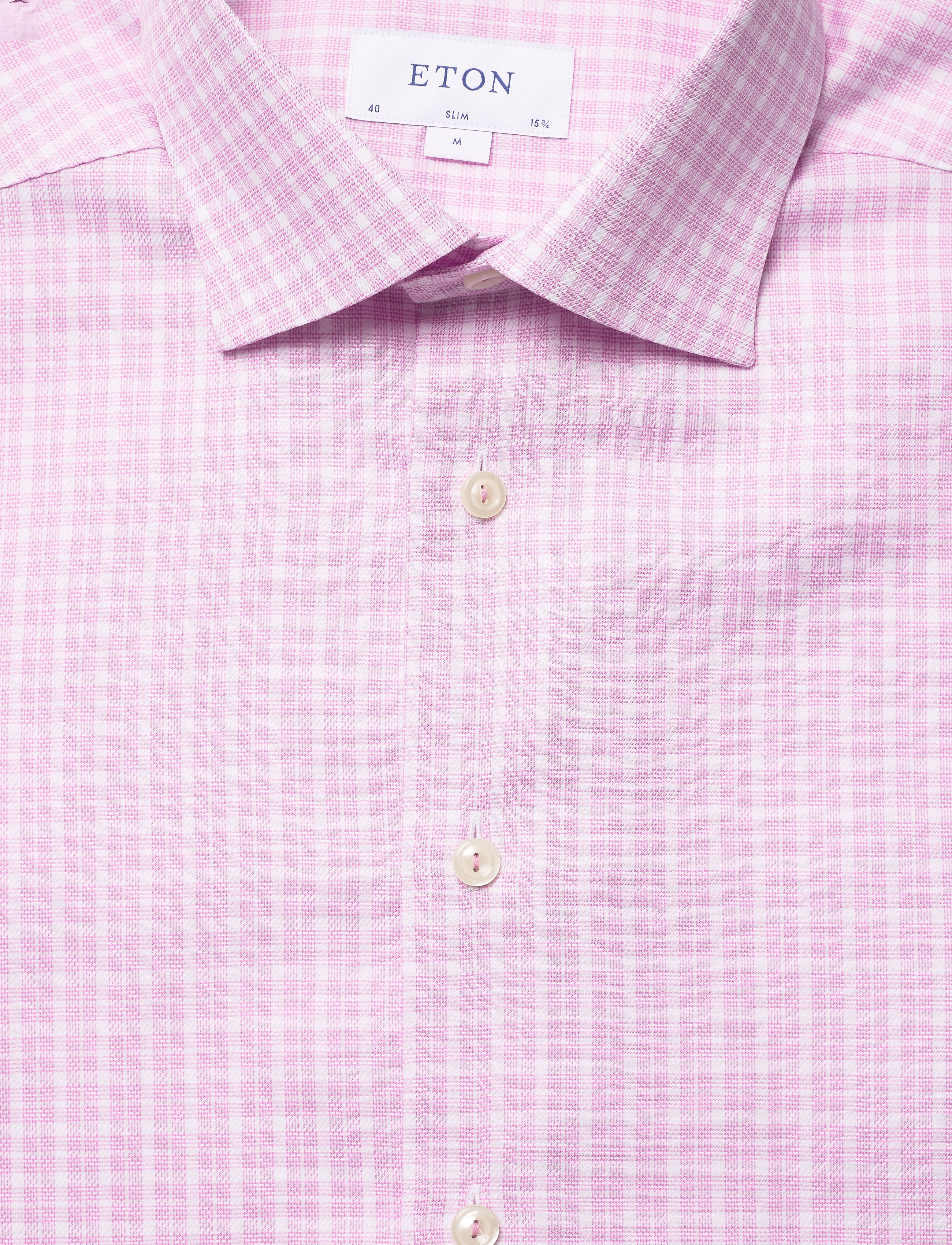 Eton - Slim fit Business Casual Twill Shirt - pink/red - 2