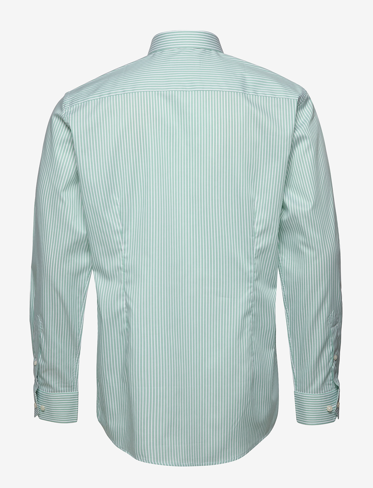 Eton - Striped Natural Stretch Shirt - green - 1
