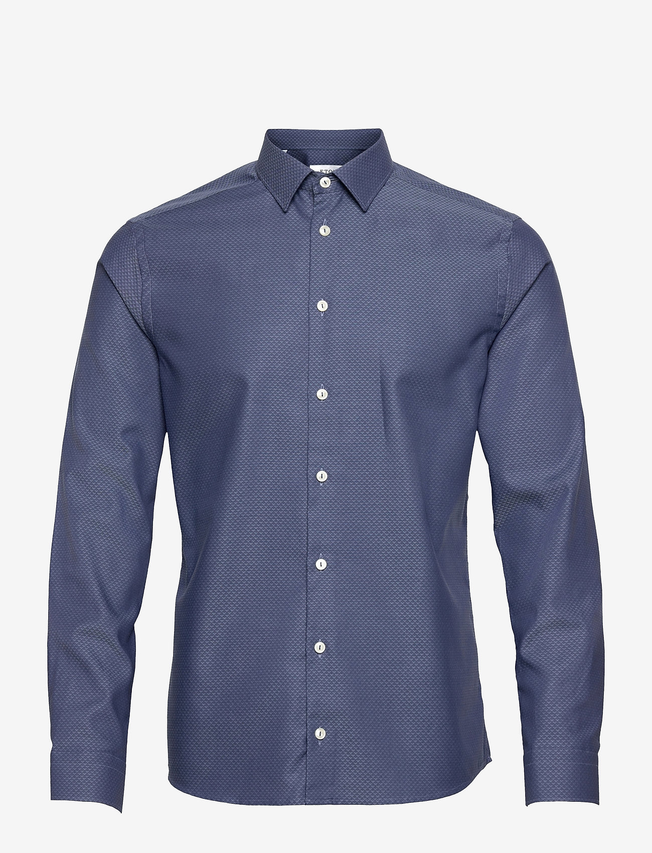 Eton - Men's shirt: Business Casual  Pinpoint - navy blue - 0