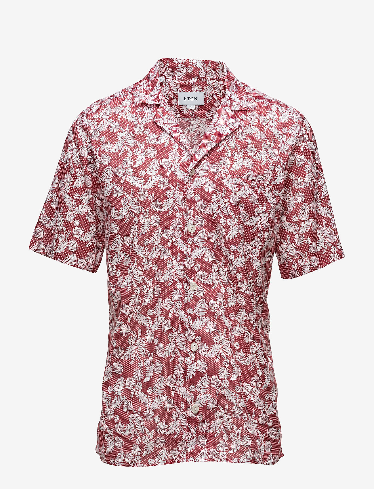 Eton - Men's shirt: Casual  Muslin - red - 0