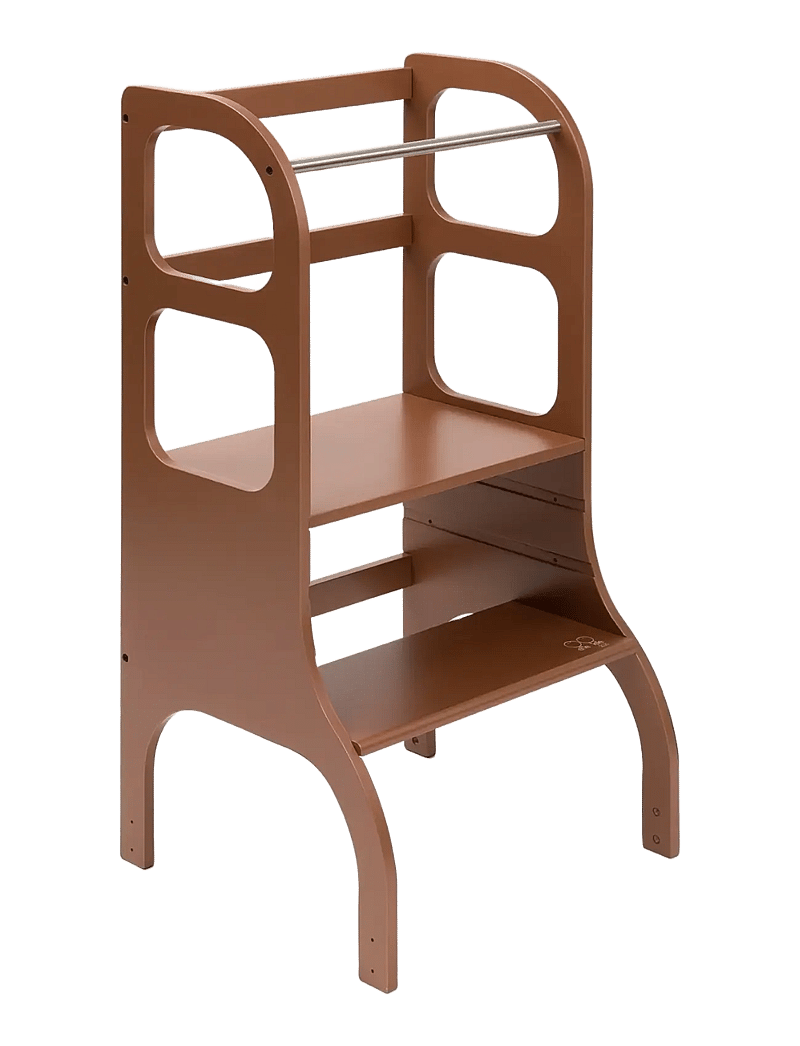 Ette Tete - STEP UP Adjustable Height Helper Tower - hjälpa till pallar - mocha - 1