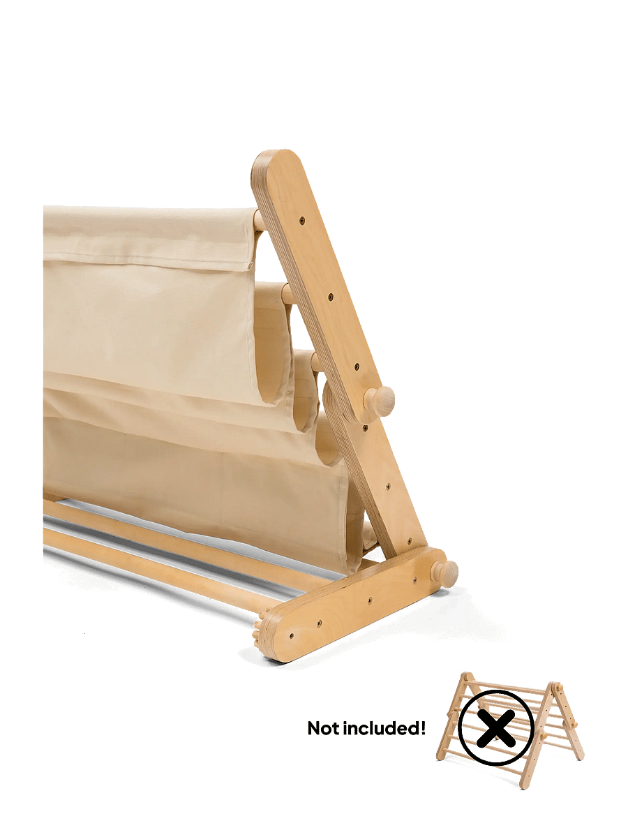 Ette Tete - MOPITRI®, FIPITRI® Montessori Bookshelf Add-on - motoristen taitojen huonekalut - beige - 4