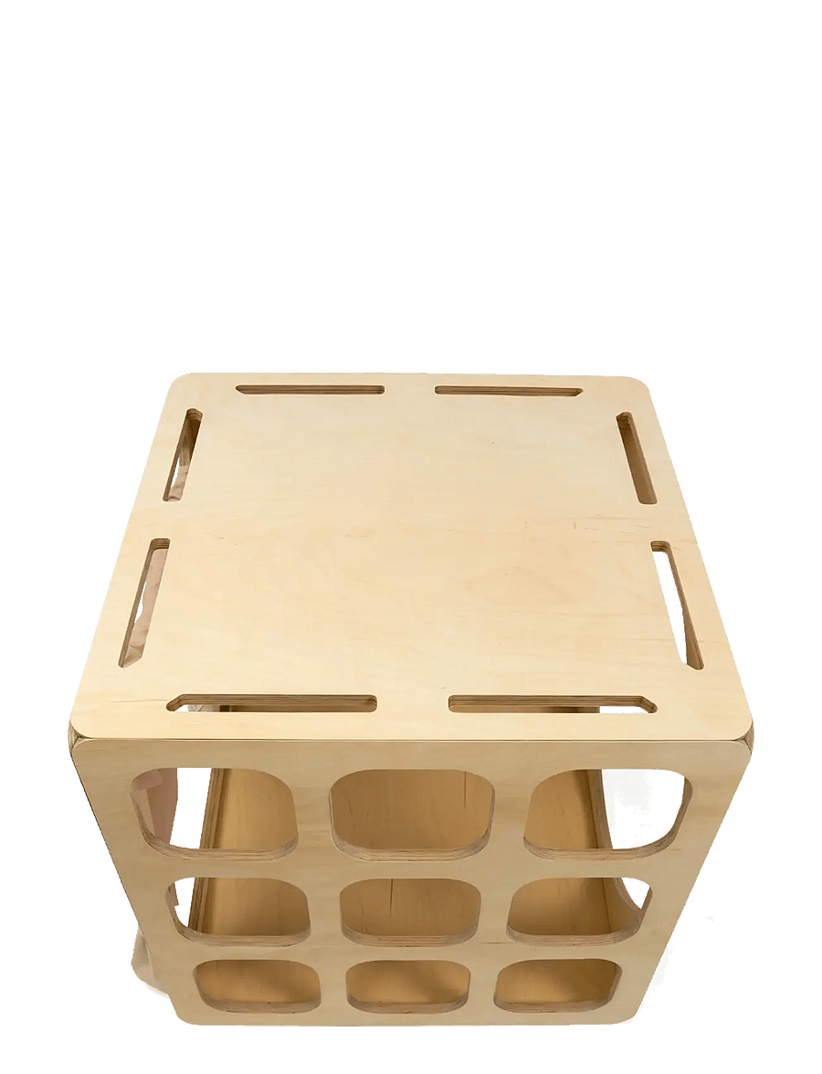 Ette Tete - CUBITRI® Climbing Play Cube - meble rozwijające motorykę - wooden - 2