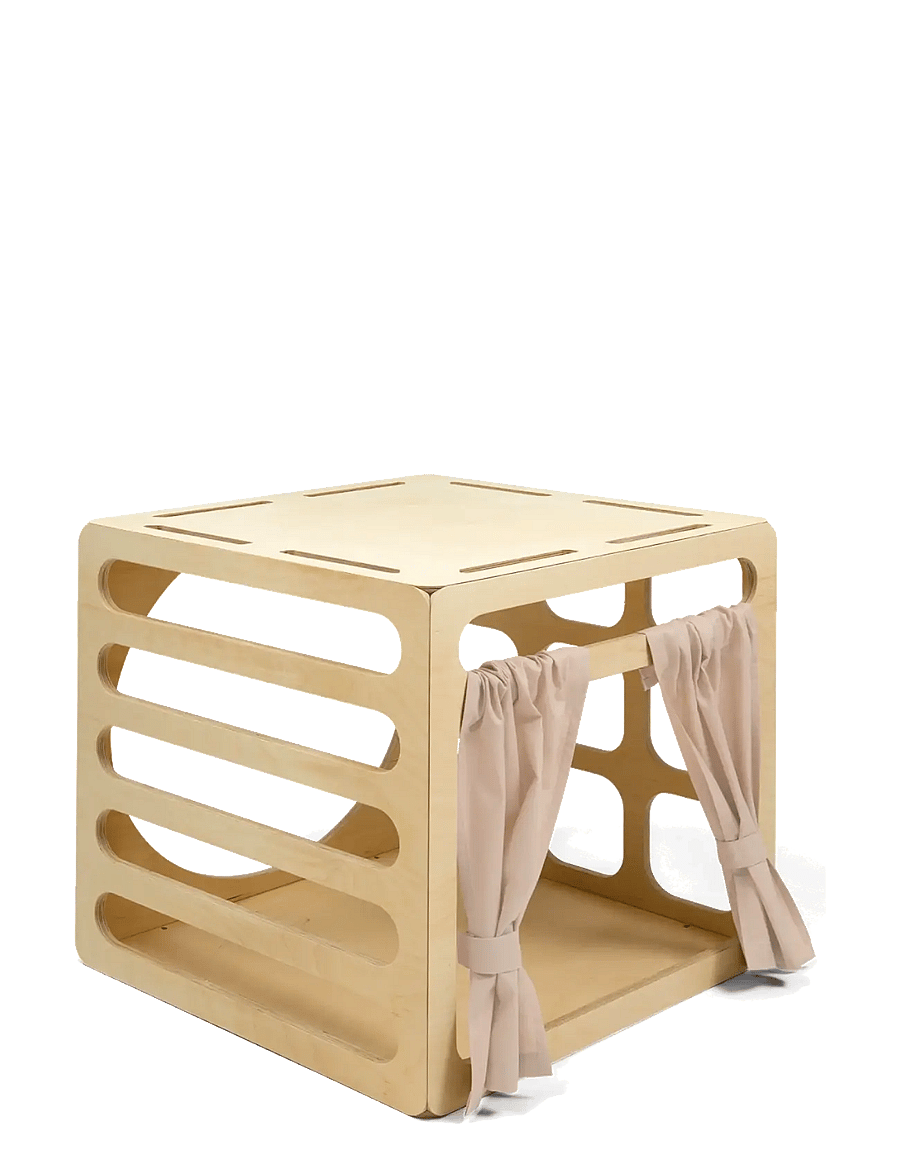 Ette Tete - CUBITRI® Climbing Play Cube - meble rozwijające motorykę - wooden - 5