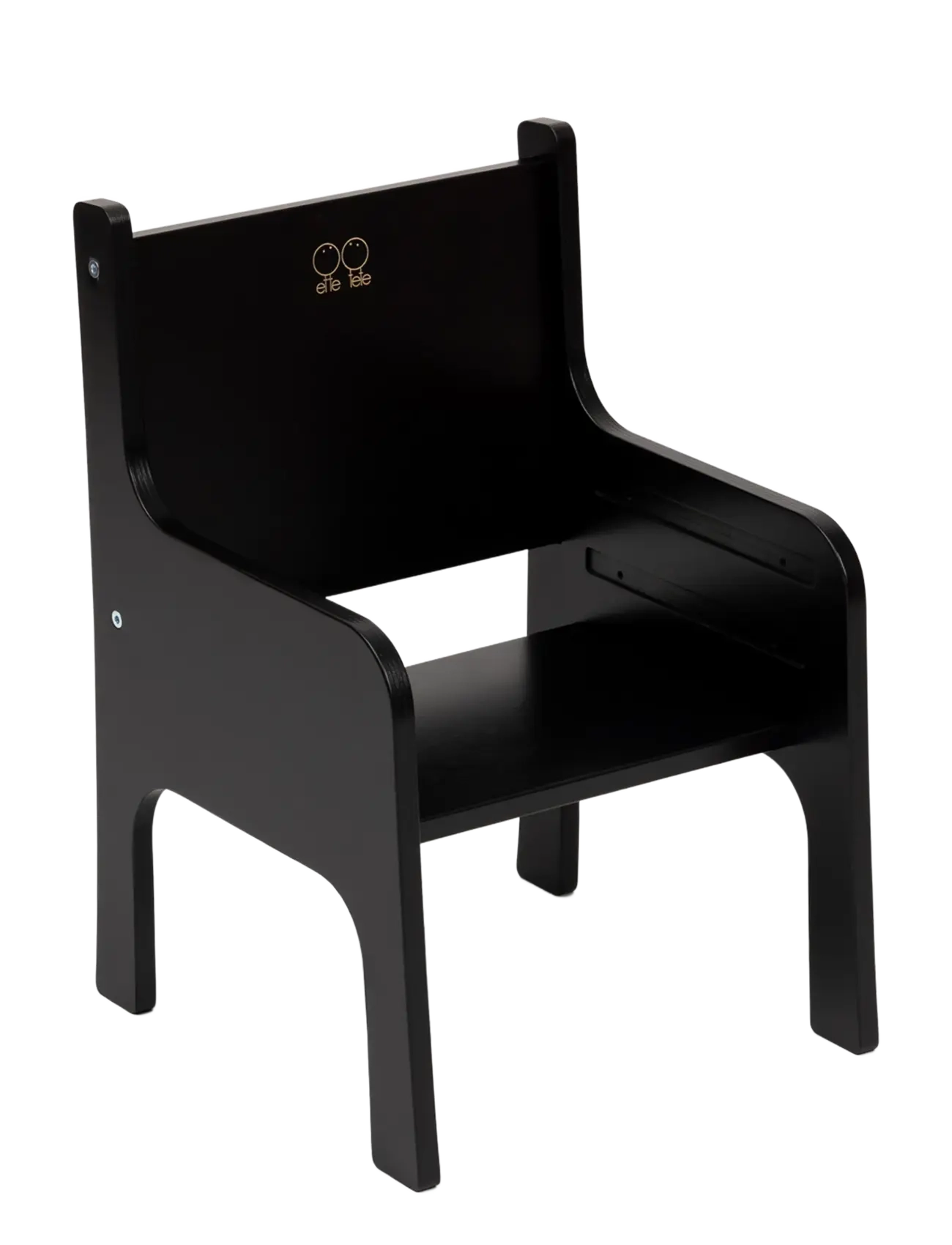 Ette Tete Tulla Adjustable Height Chair, Stol & Stools, Sort, Str: ONE SIZE