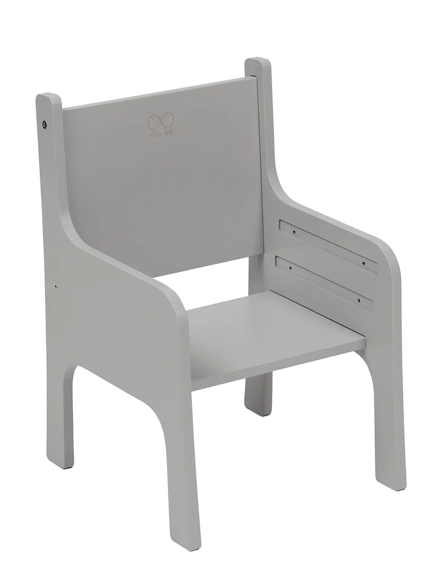 Ette Tete - Tulla Adjustable height chair - stühle & hocker - grey - 1