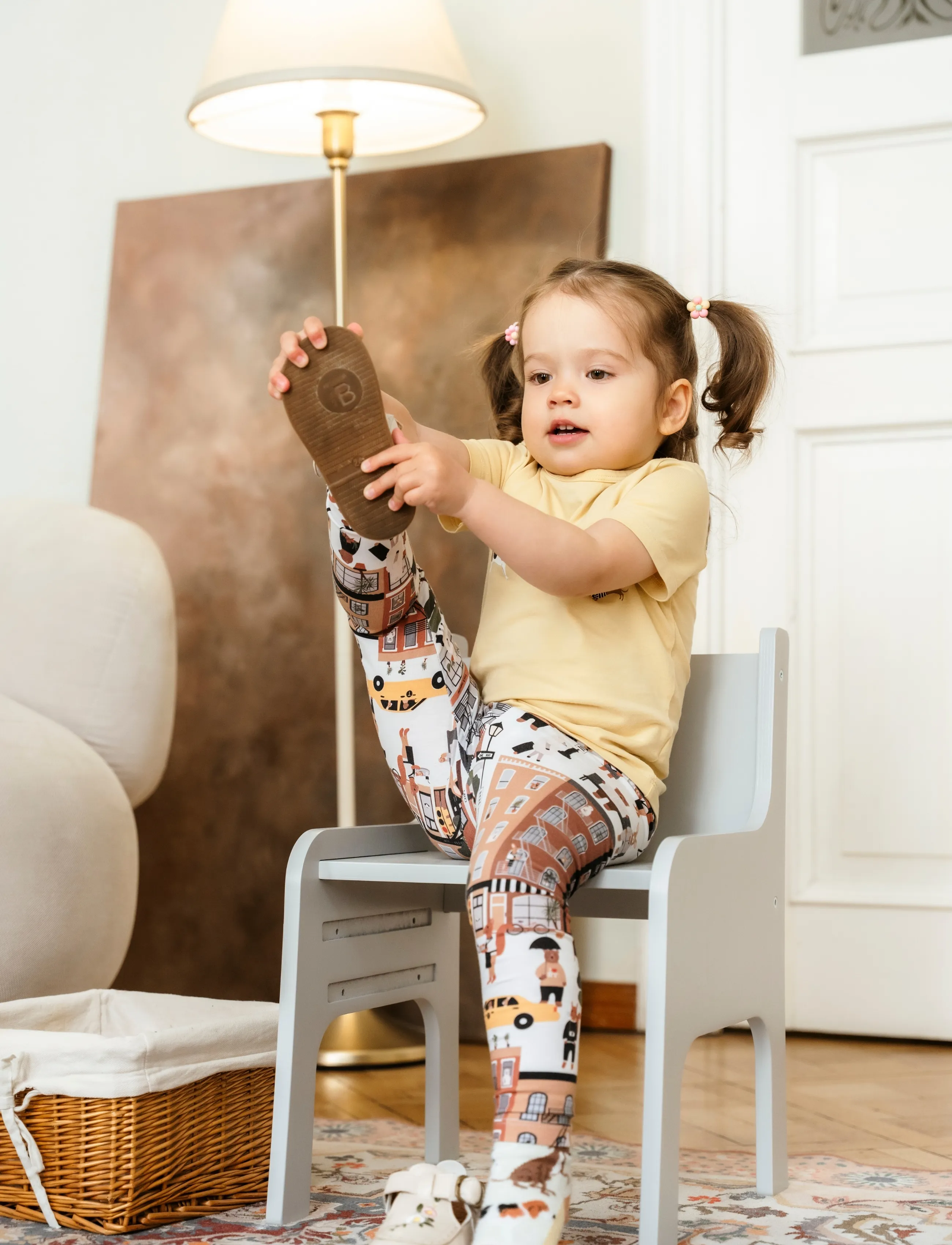 Ette Tete Tulla Adjustable Height Chair, One Size, Grey, Møbler > Stole Og Skamler, Børn