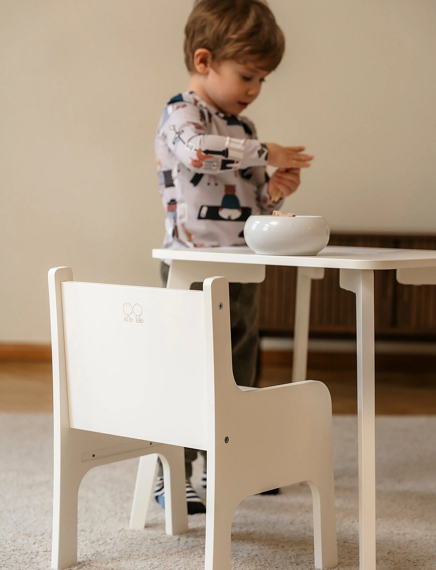 Ette Tete - Tulla Adjustable height chair - stühle & hocker - white - 4