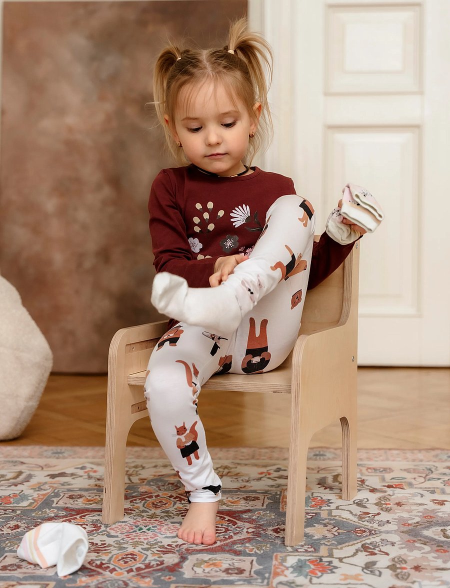 Ette Tete - Tulla Adjustable height chair - stole & skamler - wooden - 4