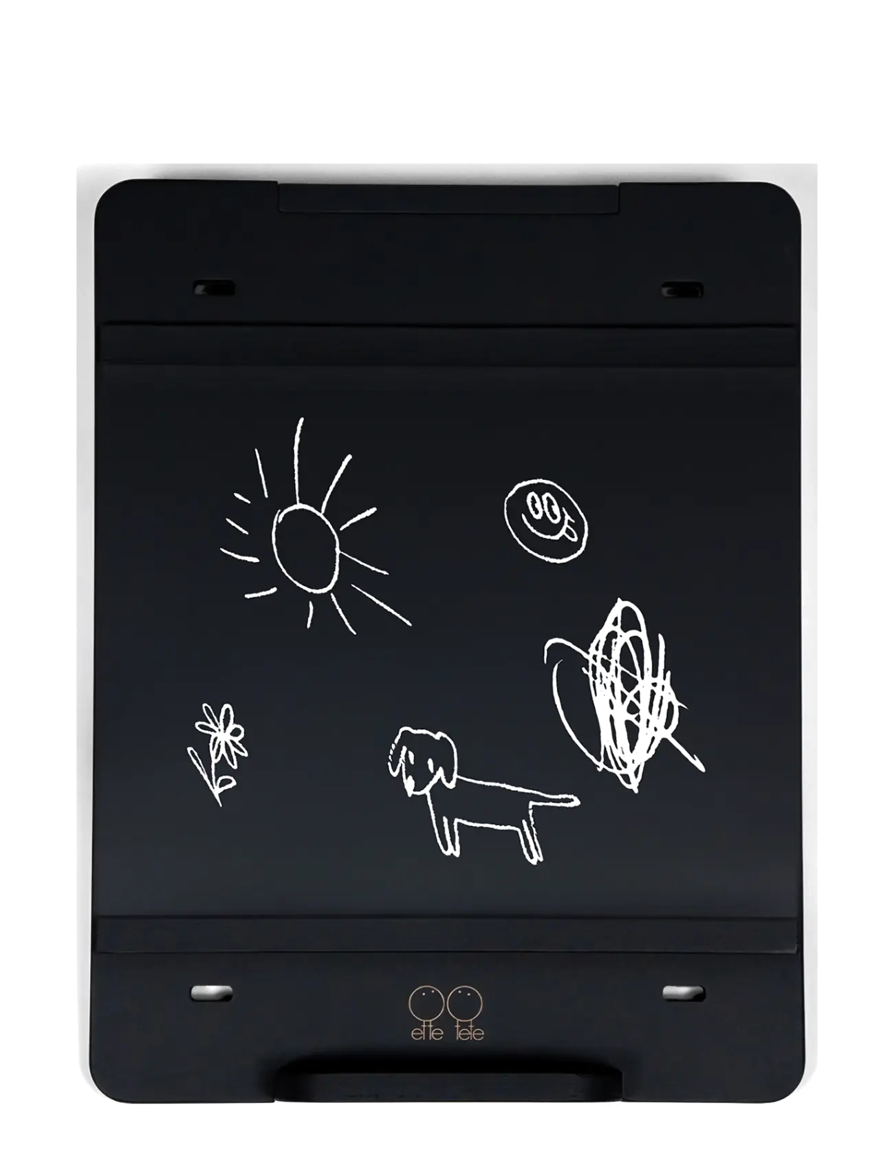 Ette Tete Double-Sided Drawing Blackboard, Børn, Drawing Boards, Sort, Str: 48X 37X 7CM