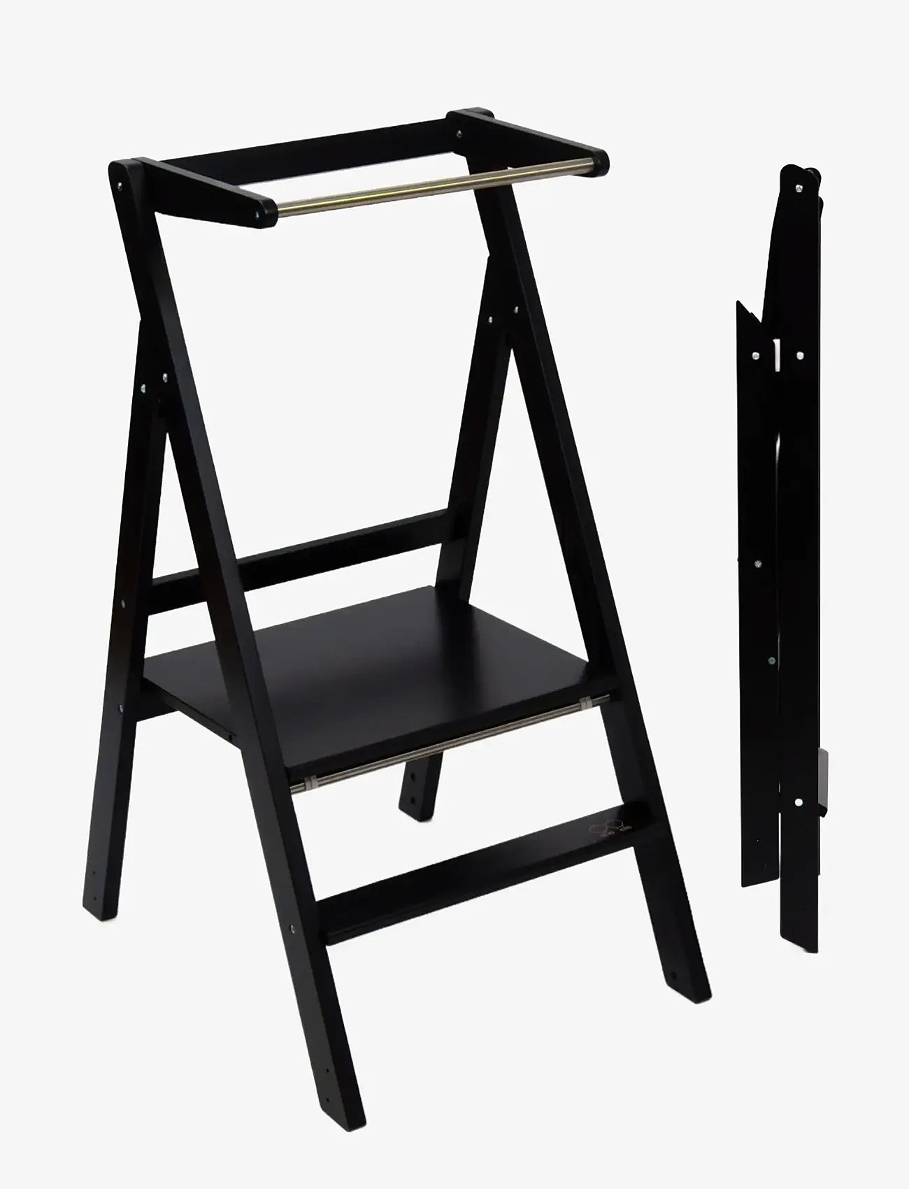 Ette Tete - Foldable Helper Tower "Step'n'Fold", wooden - learning tower - black - 1