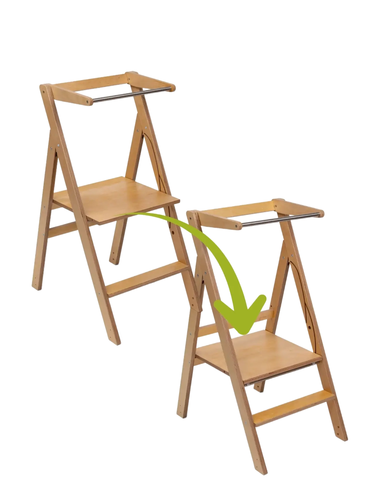 Ette Tete - STEP'n'FOLD Foldable Helper Tower - learning tower - black - 3