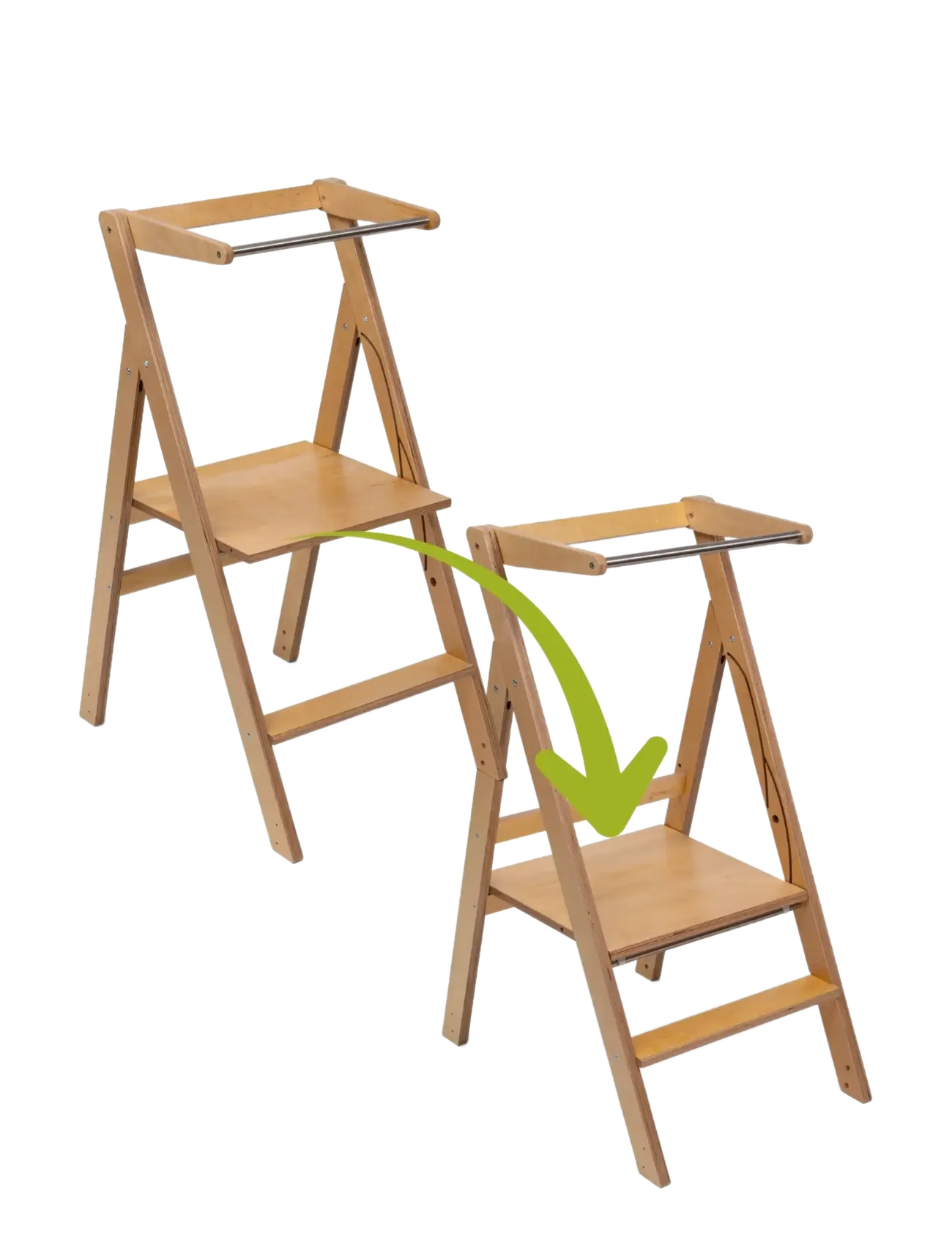 Ette Tete - STEP'n'FOLD Foldable Helper Tower - learning tower - grey - 3