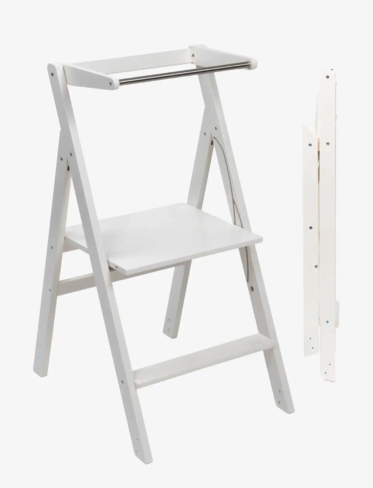 Ette Tete - Foldable Helper Tower "Step'n'Fold", gray - learning tower - white - 1