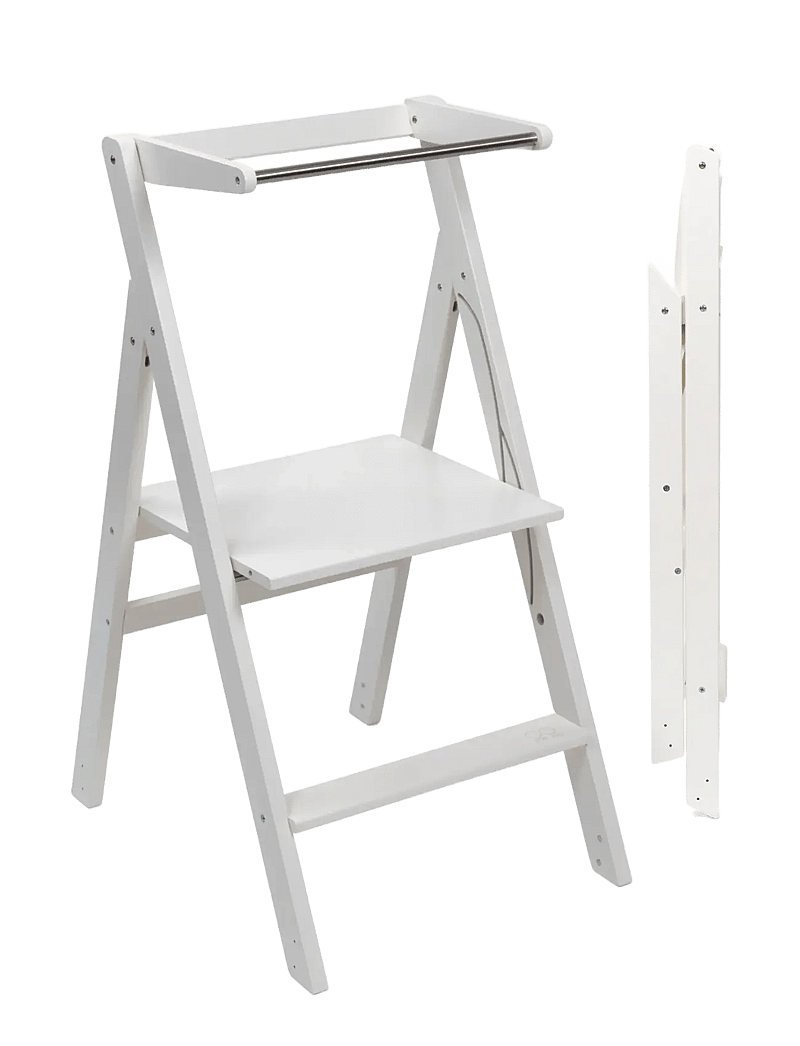 Ette Tete - STEP'n'FOLD Foldable Helper Tower - læringsstårn - white - 1